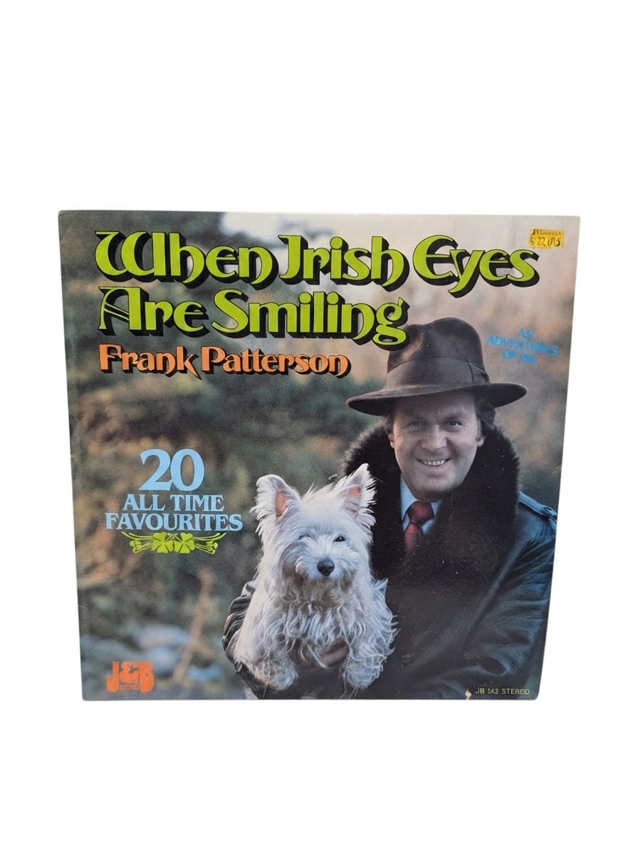 J&B Records Frank Patterson When Irish Eyes Are Smiling Vinyl LP — photo 1 of 6