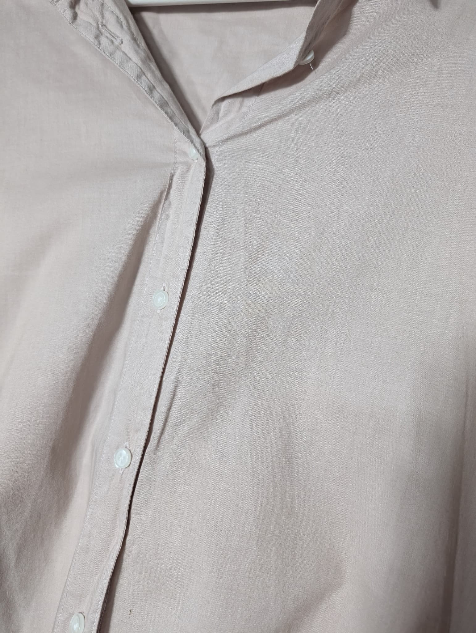 Jac+Jack Linen Button-Down Shirt Light Brown Size L — photo 2 of 6