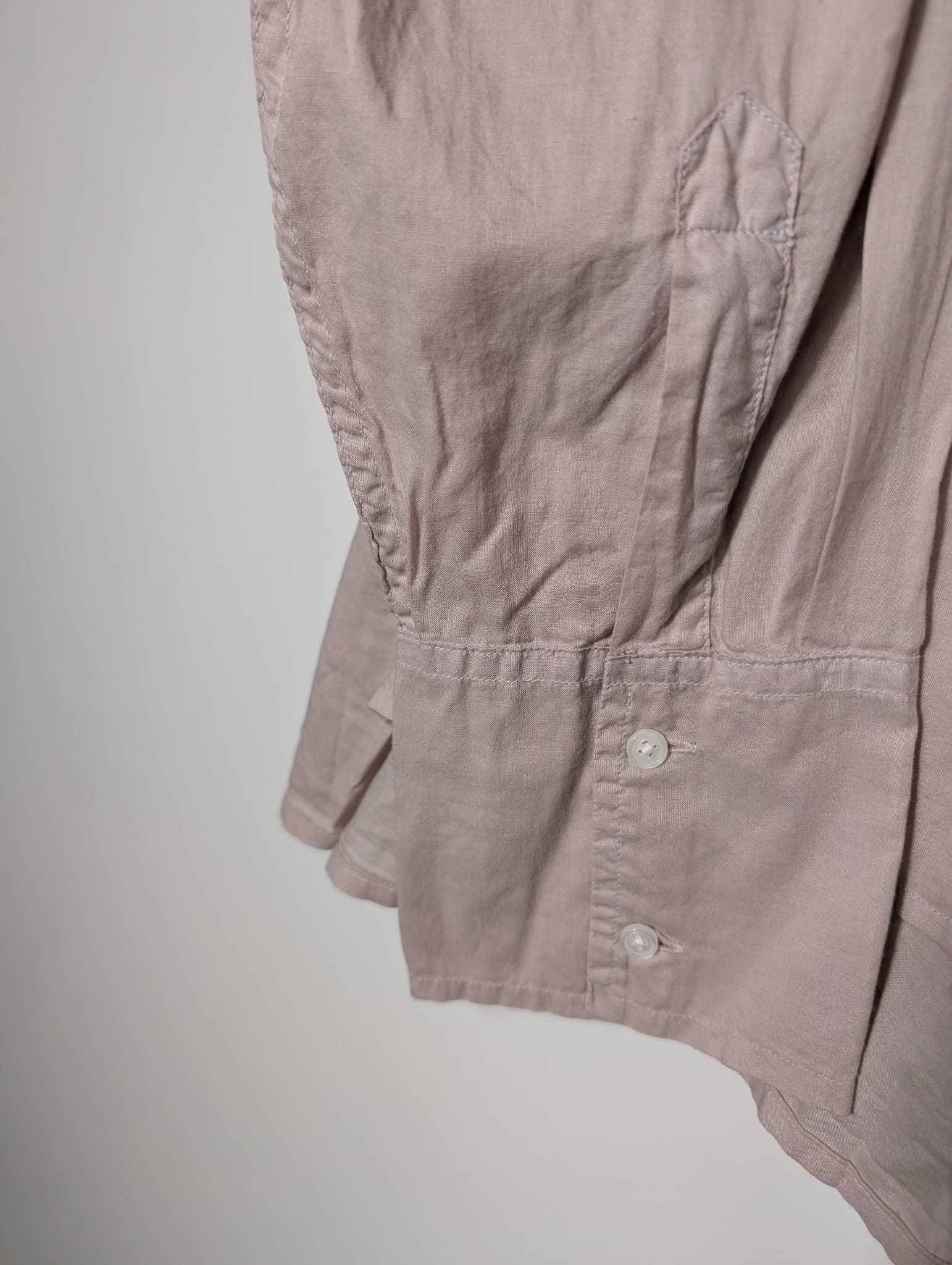 Jac+Jack Linen Button-Down Shirt Light Brown Size L — photo 3 of 6