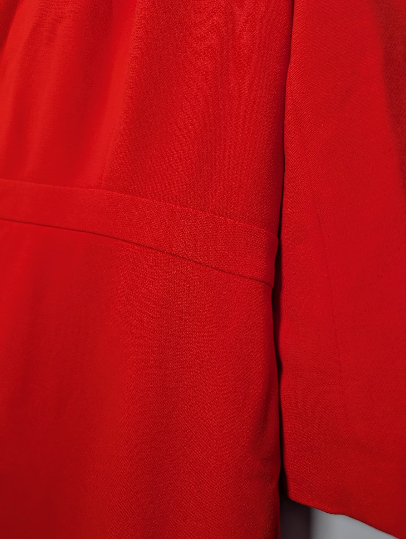 Jaeger Red Sheath Dress 3/4 Sleeve UK 14 — photo 2 of 9