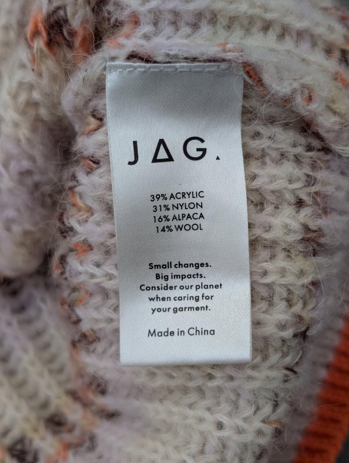 Jag Ribbed Knit Striped Sweater - Women's XXS — photo 3 of 6
