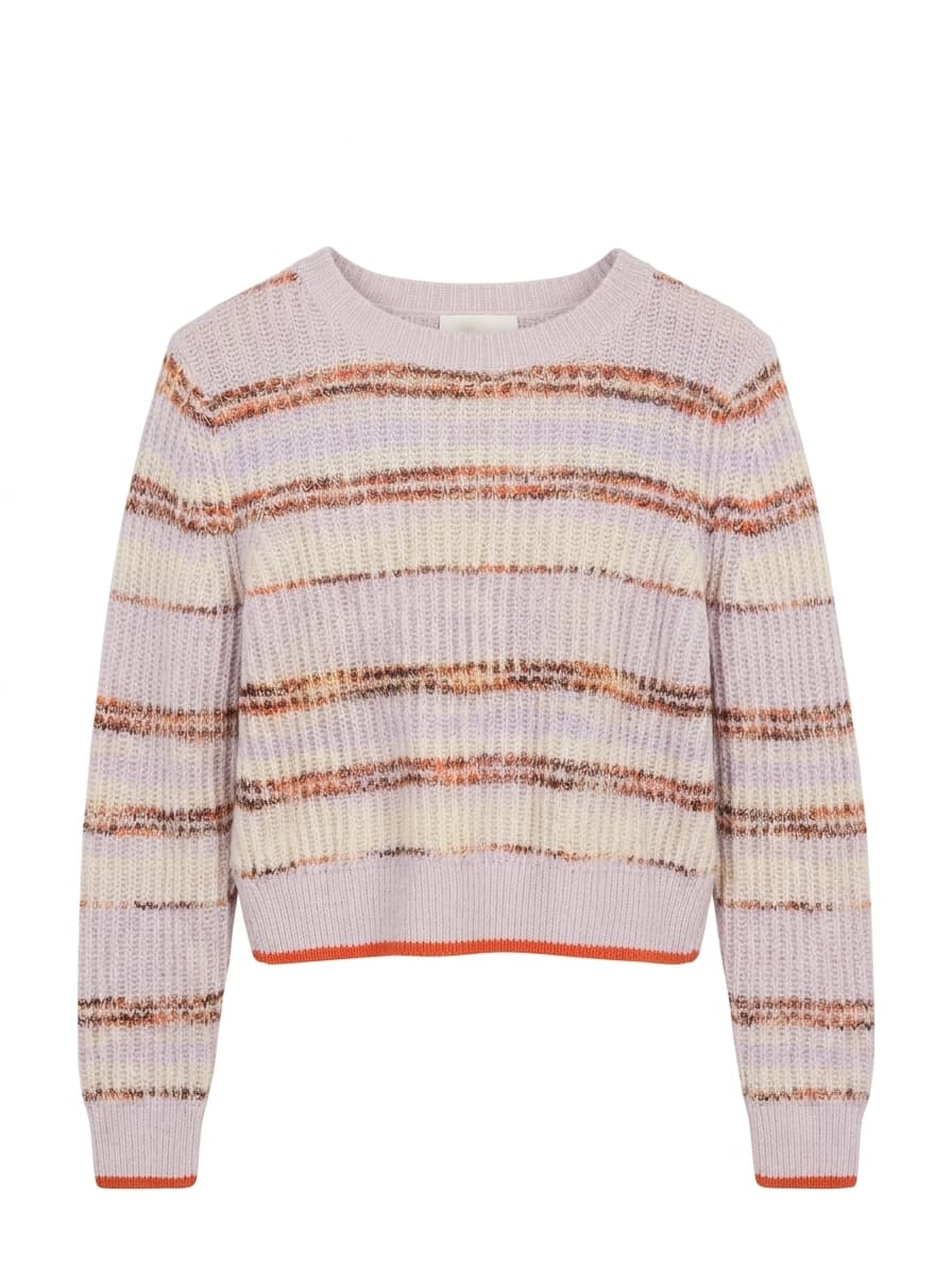 Jag Ribbed Knit Striped Sweater - Women's XXS — photo 1 of 6