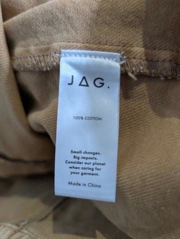 JAG Women's Denim Shirt Dress Tan Size S — photo 6 of 7