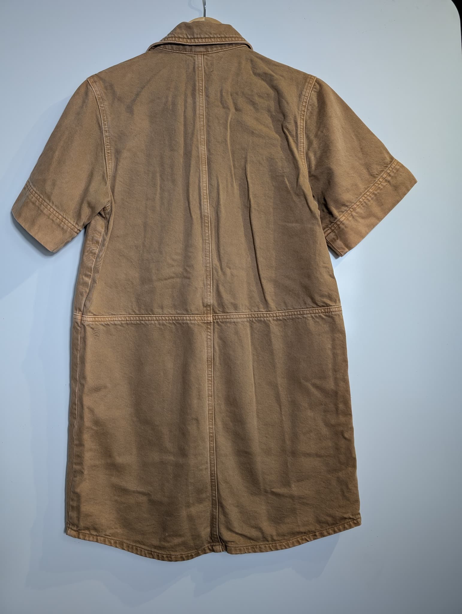 JAG Women's Denim Utility Shirt Dress Tan Size S — photo 4 of 8