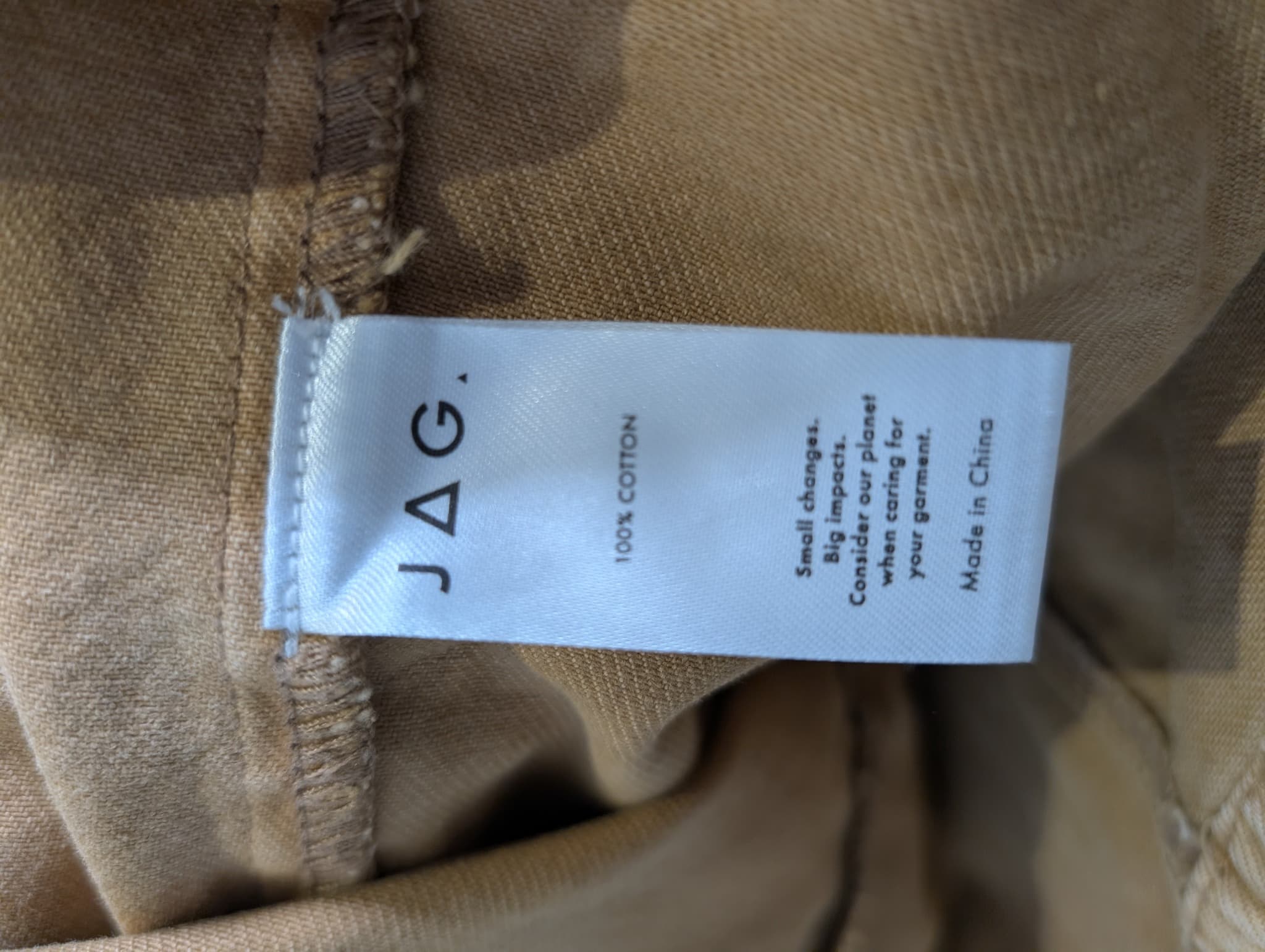 JAG Women's Denim Utility Shirt Dress Tan Size S — photo 6 of 8