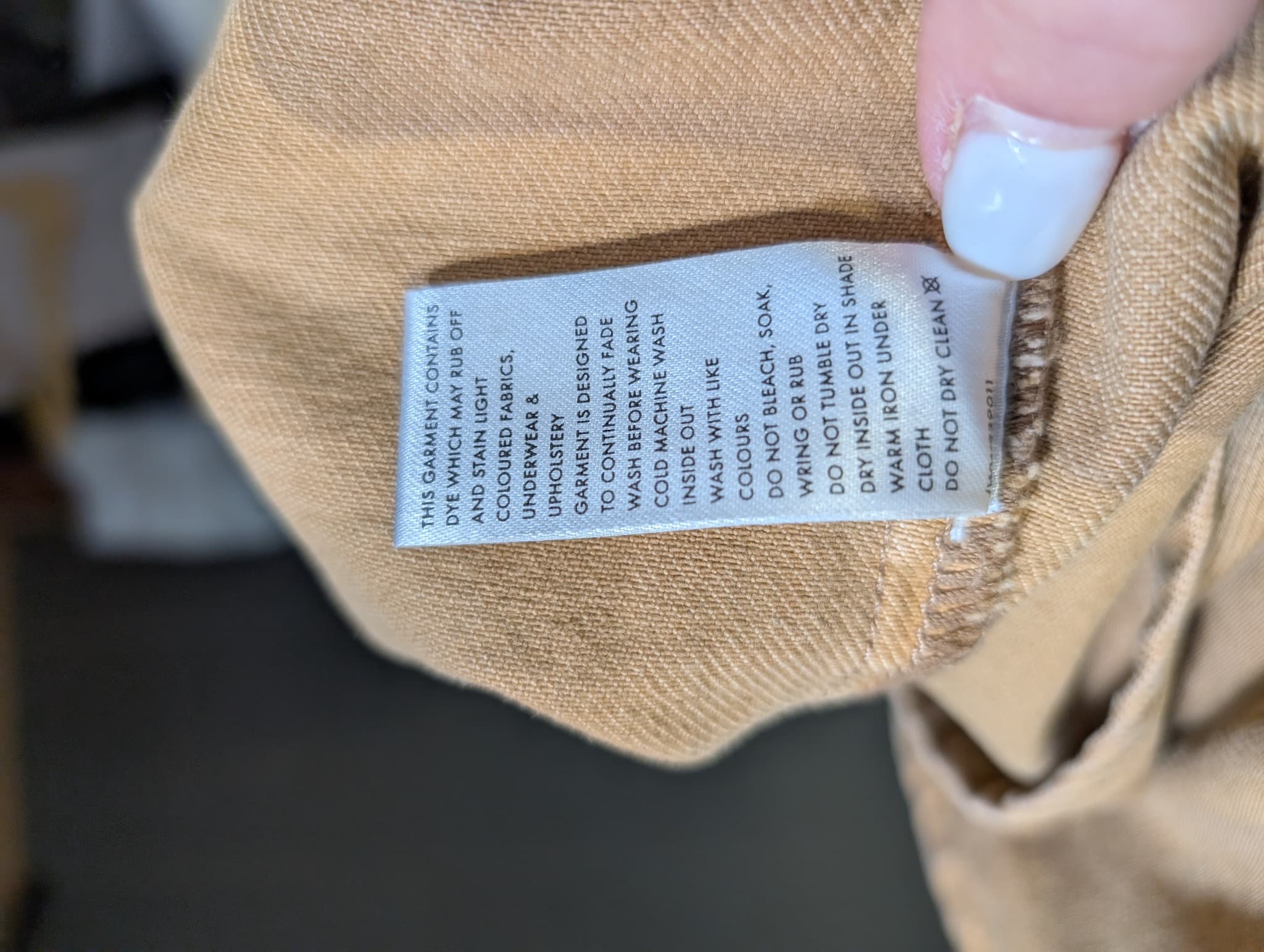 JAG Women's Denim Utility Shirt Dress Tan Size S — photo 7 of 8
