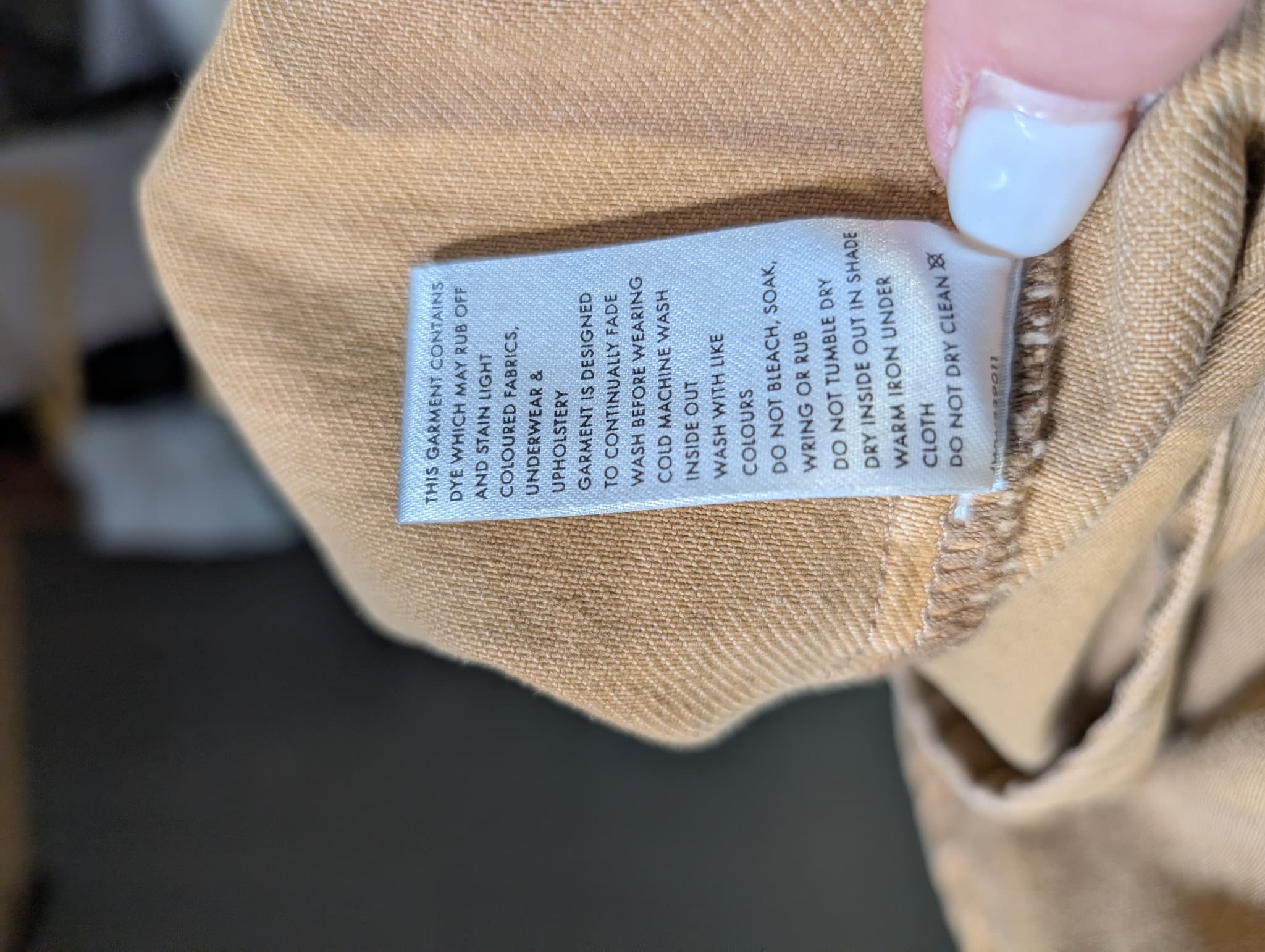 JAG Women's Denim Utility Shirt Dress Tan Size S — photo 8 of 8