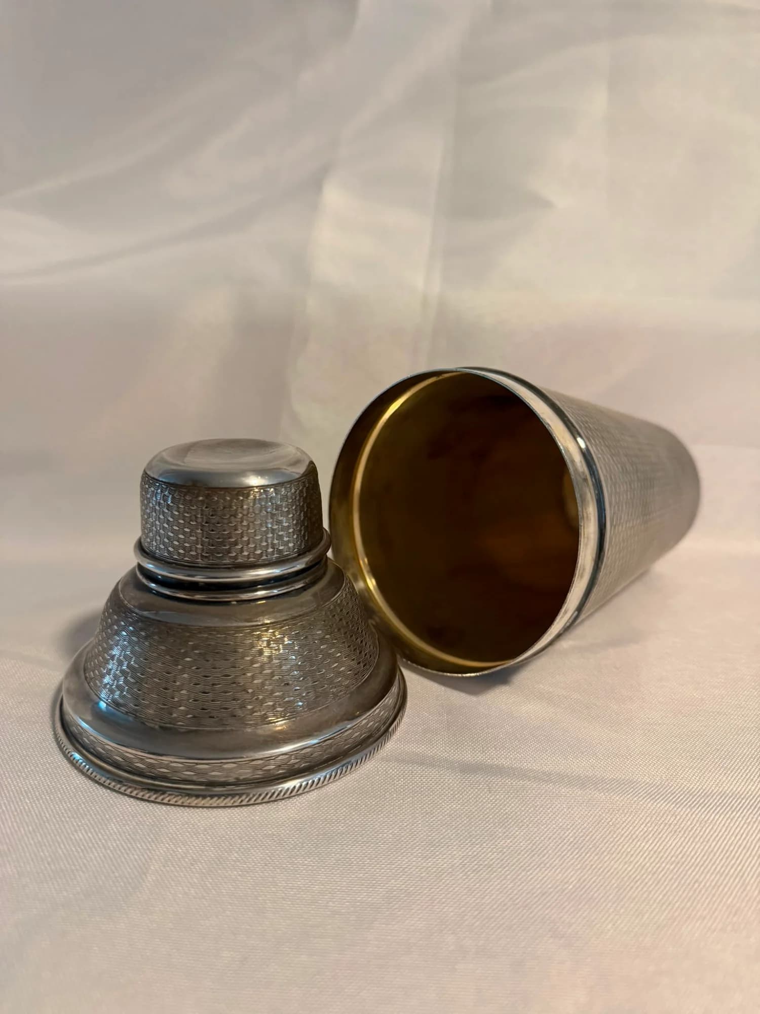 James Dixon & Sons Art Deco Silver Plated Cocktail Shaker Made in England — photo 4 of 8