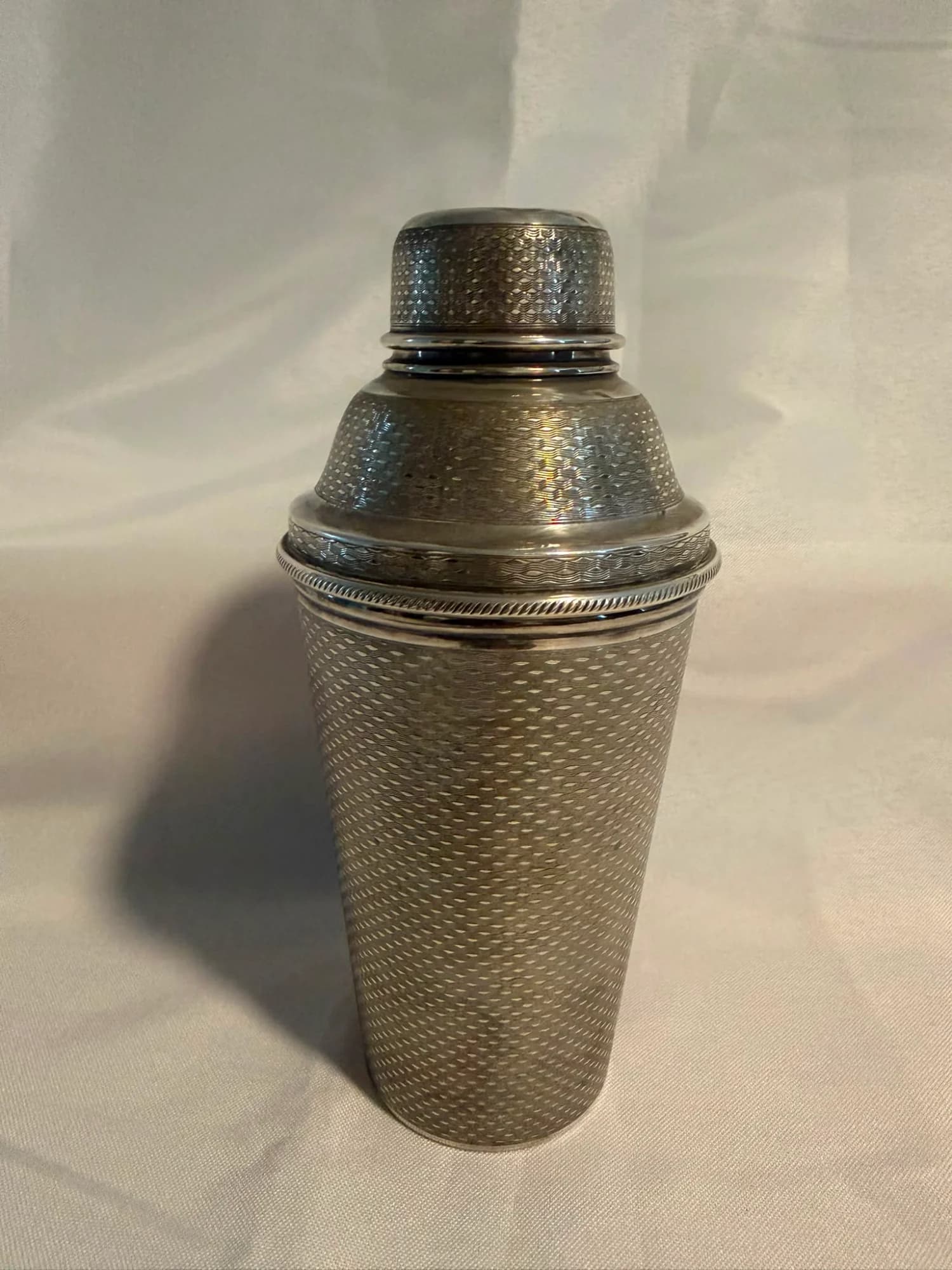 James Dixon & Sons Art Deco Silver Plated Cocktail Shaker Made in England — photo 6 of 8