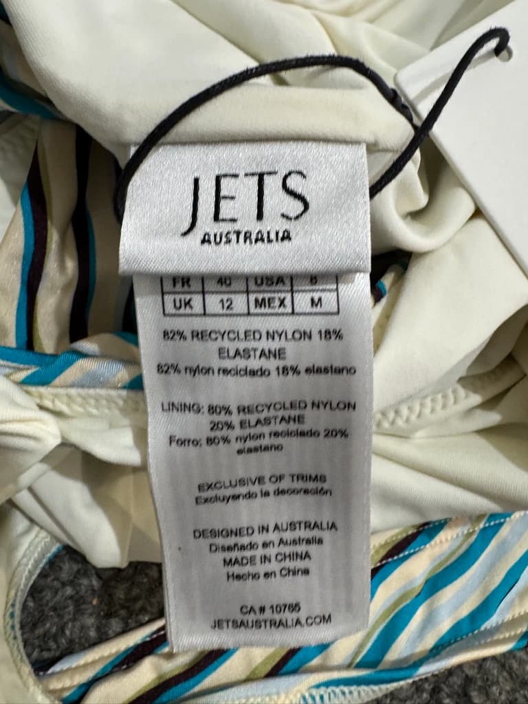 Jets Australia One-Piece Swimsuit Black Size 12 — photo 13 of 13