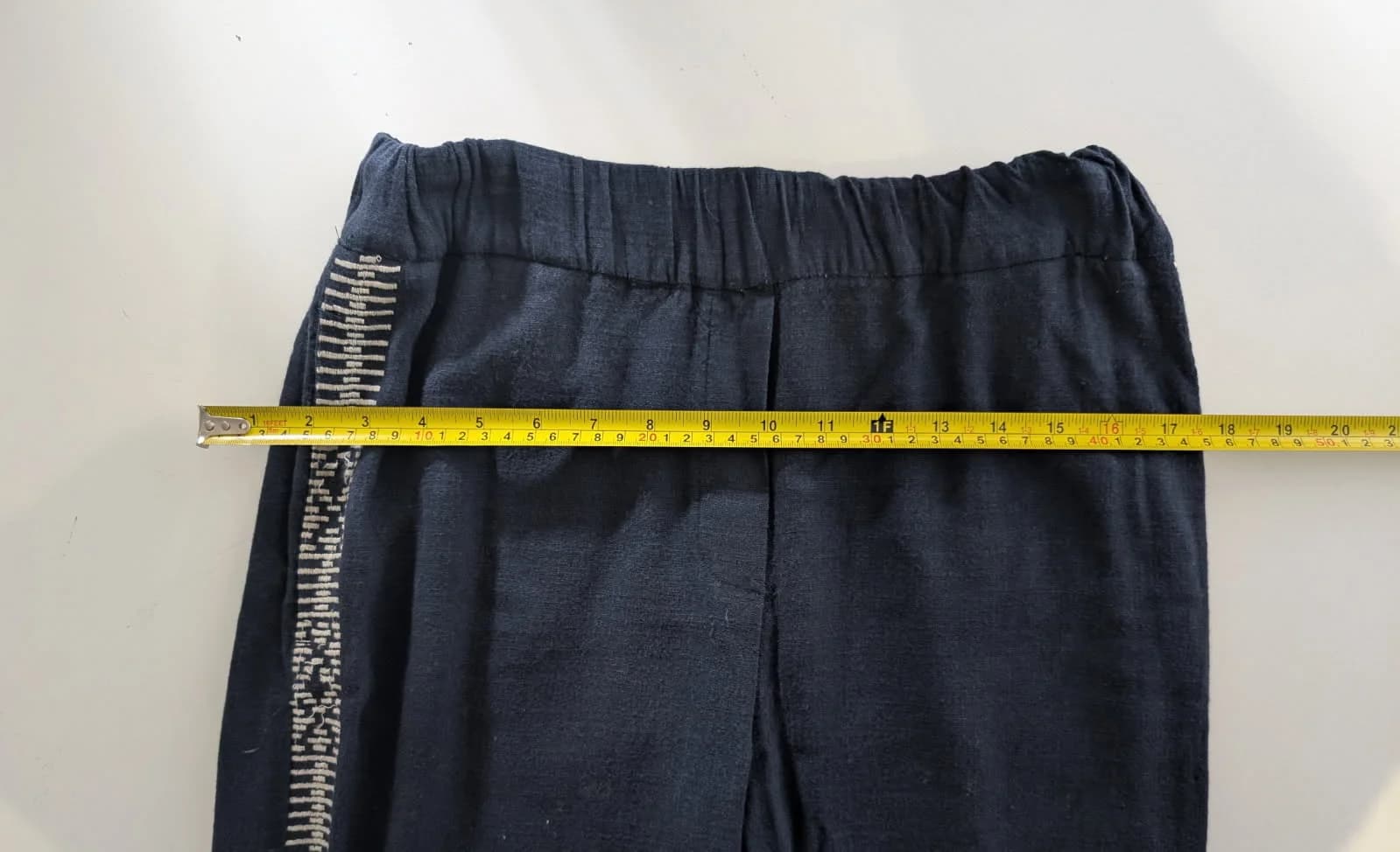 Jigsaw Dark Navy Blue Trousers with Side Stripe Detail — photo 4 of 5