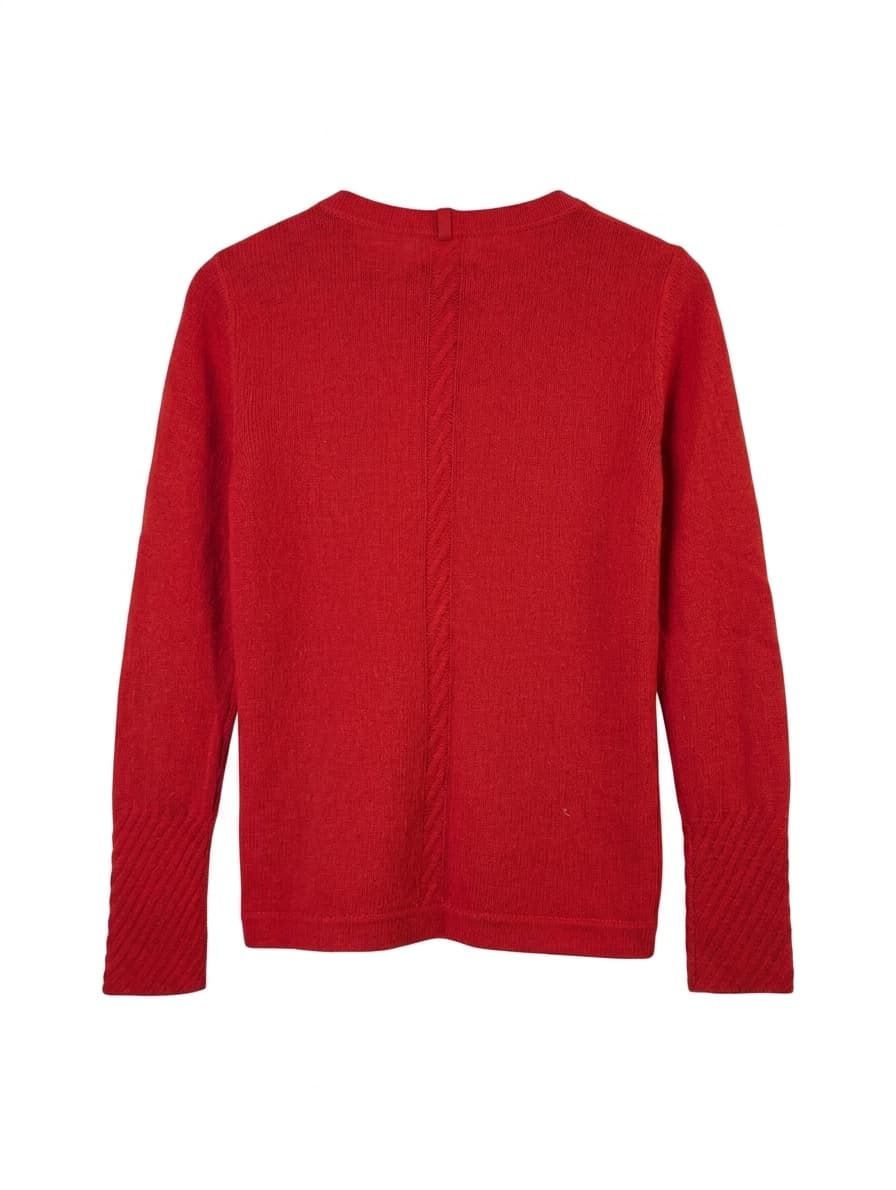Jigsaw Women's Red 100% Cashmere Crewneck Sweater - Size XS — photo 1 of 9