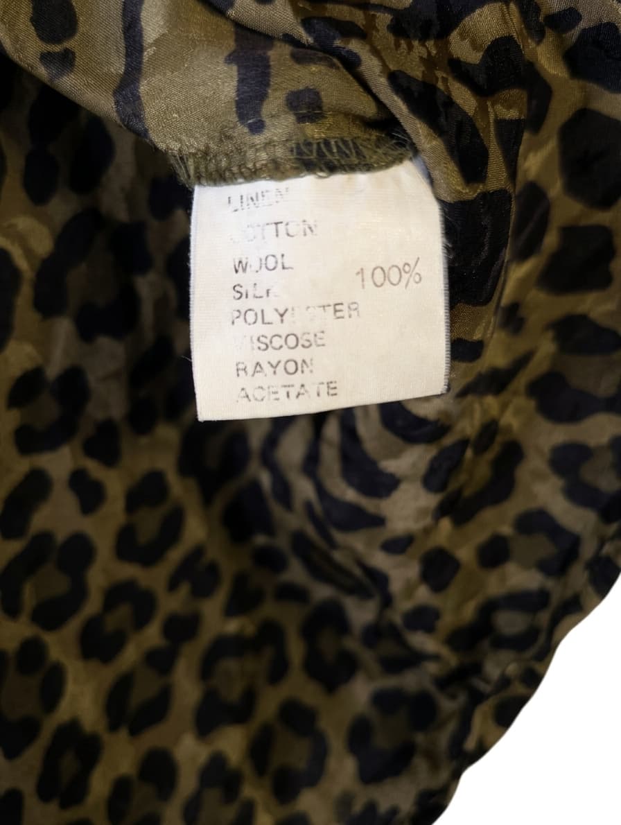 JMT Exclusively Designed Silk Shirt Leopard Print Size 34 — photo 1 of 10
