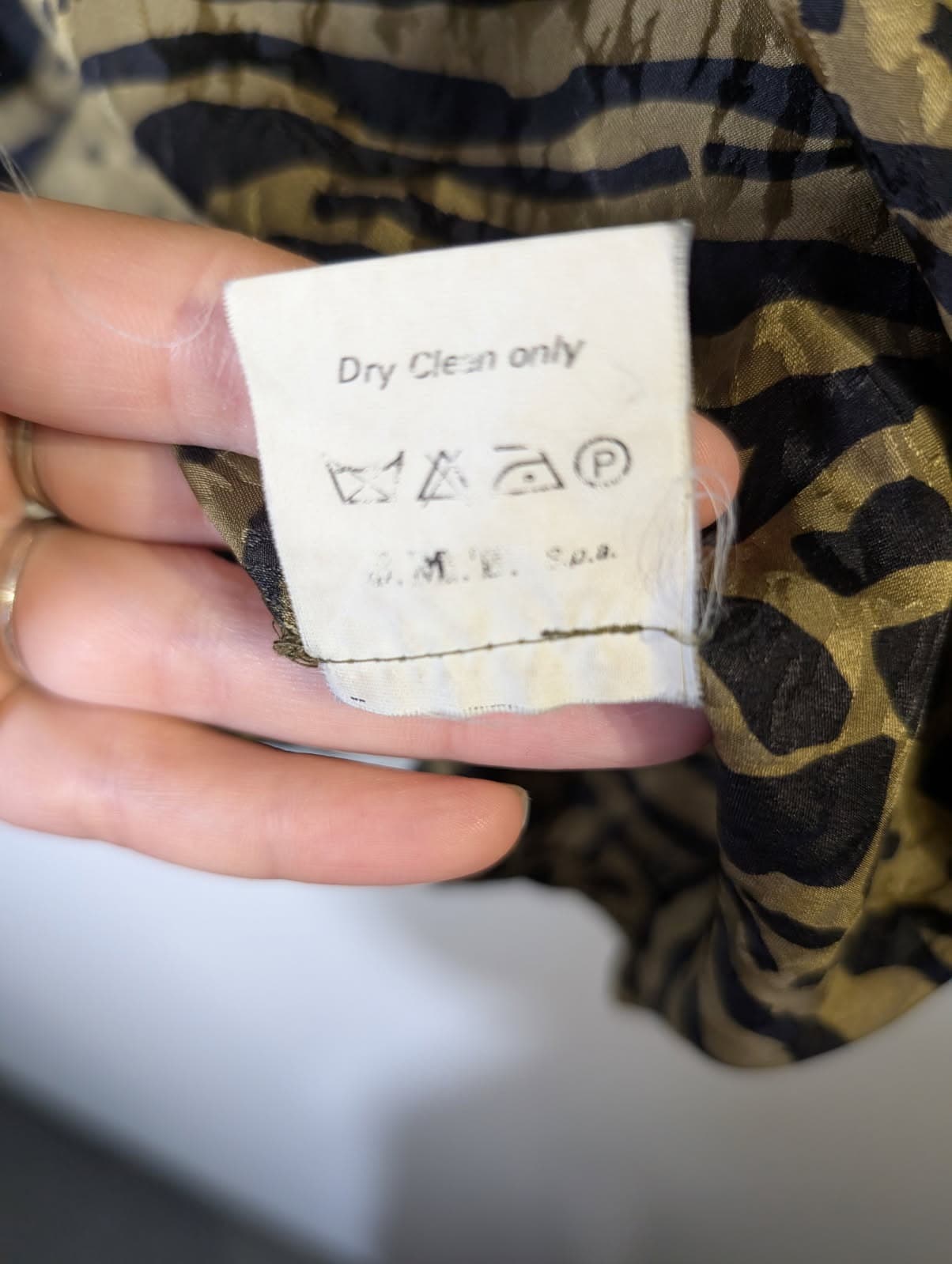 JMT Exclusively Designed Silk Shirt Leopard Print Size 34 — photo 3 of 10