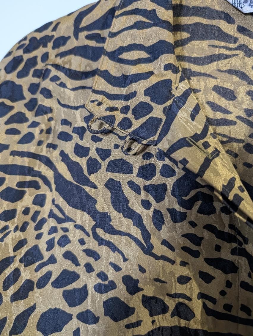 JMT Exclusively Designed Silk Shirt Leopard Print Size 34 — photo 9 of 10