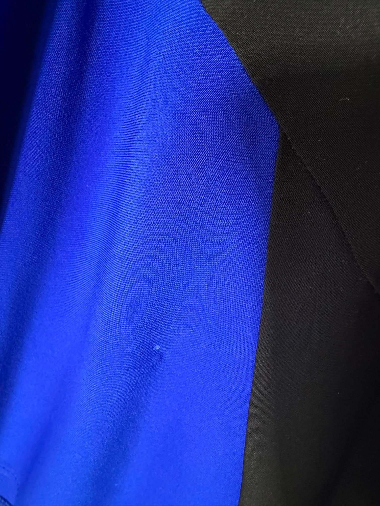 Joseph Ribkoff Color Block Cowl Neck Tunic Blue and Black US 10 — photo 3 of 5