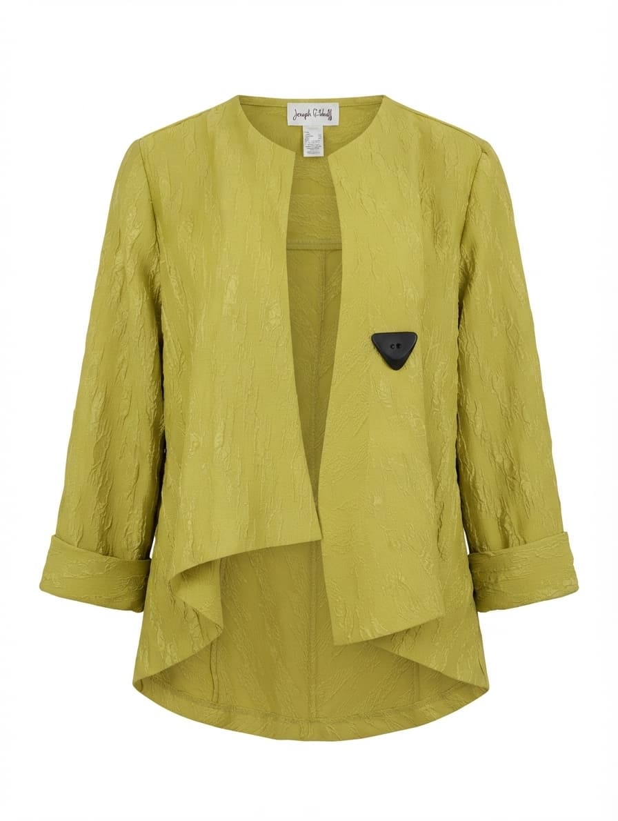 Joseph Ribkoff Open Front Jacket Lime Green Size 14 — photo 1 of 7