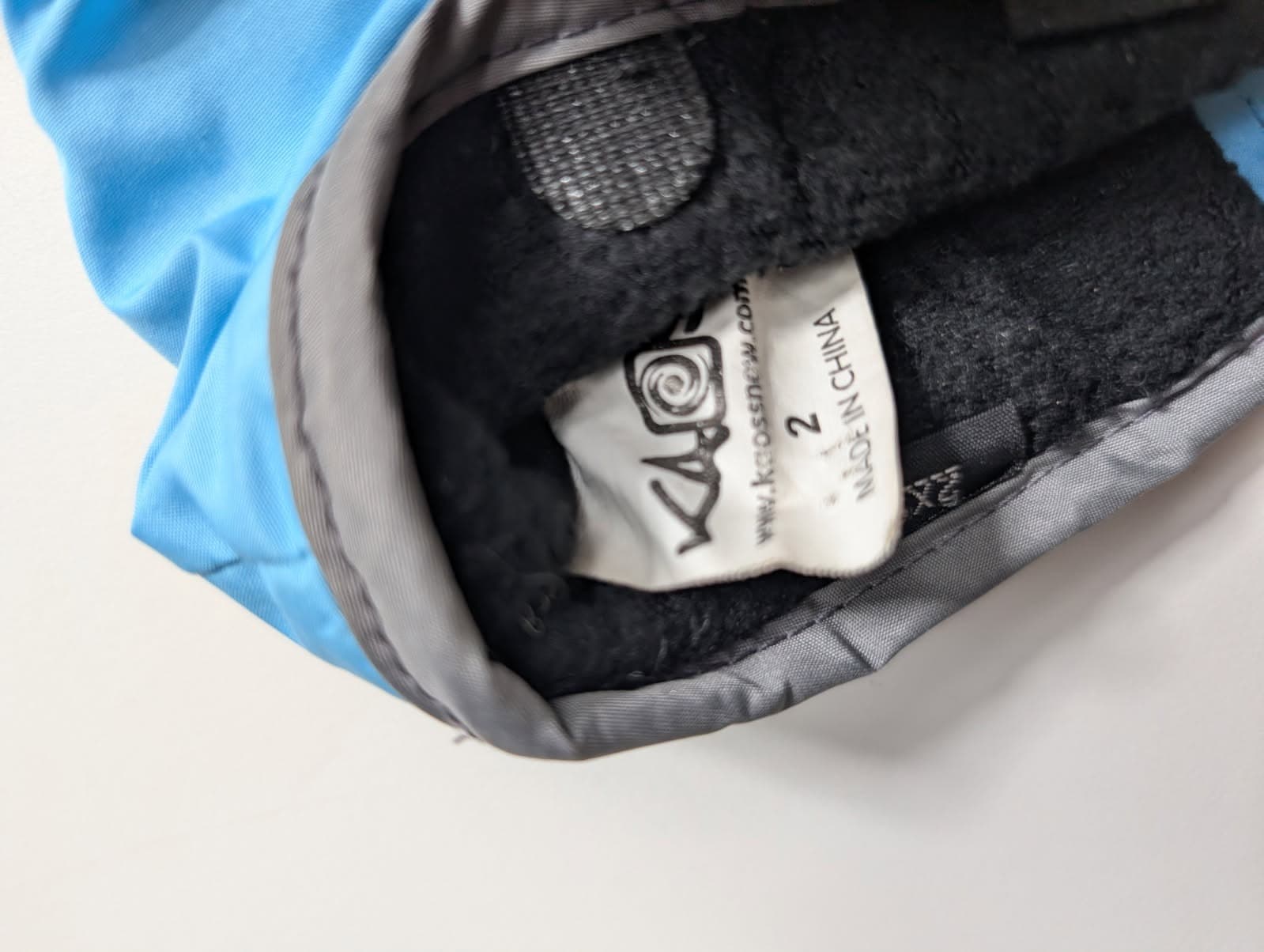 Kaos Snow-Tex Kids Winter Mittens - Blue/Grey Penguin Print Size 2XS — photo 4 of 6
