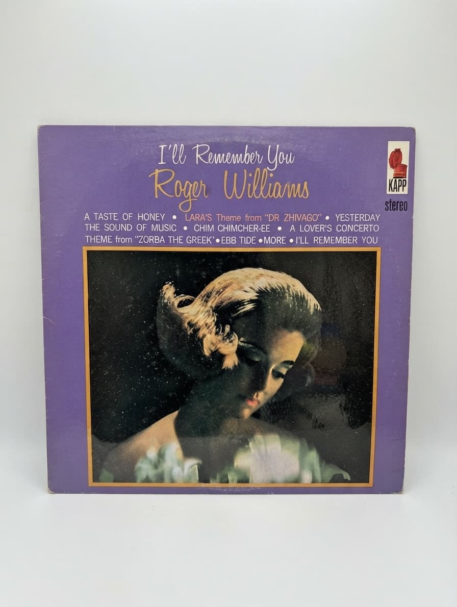 KAPP Roger Williams I'll Remember You Vinyl LP Record — photo 1 of 6