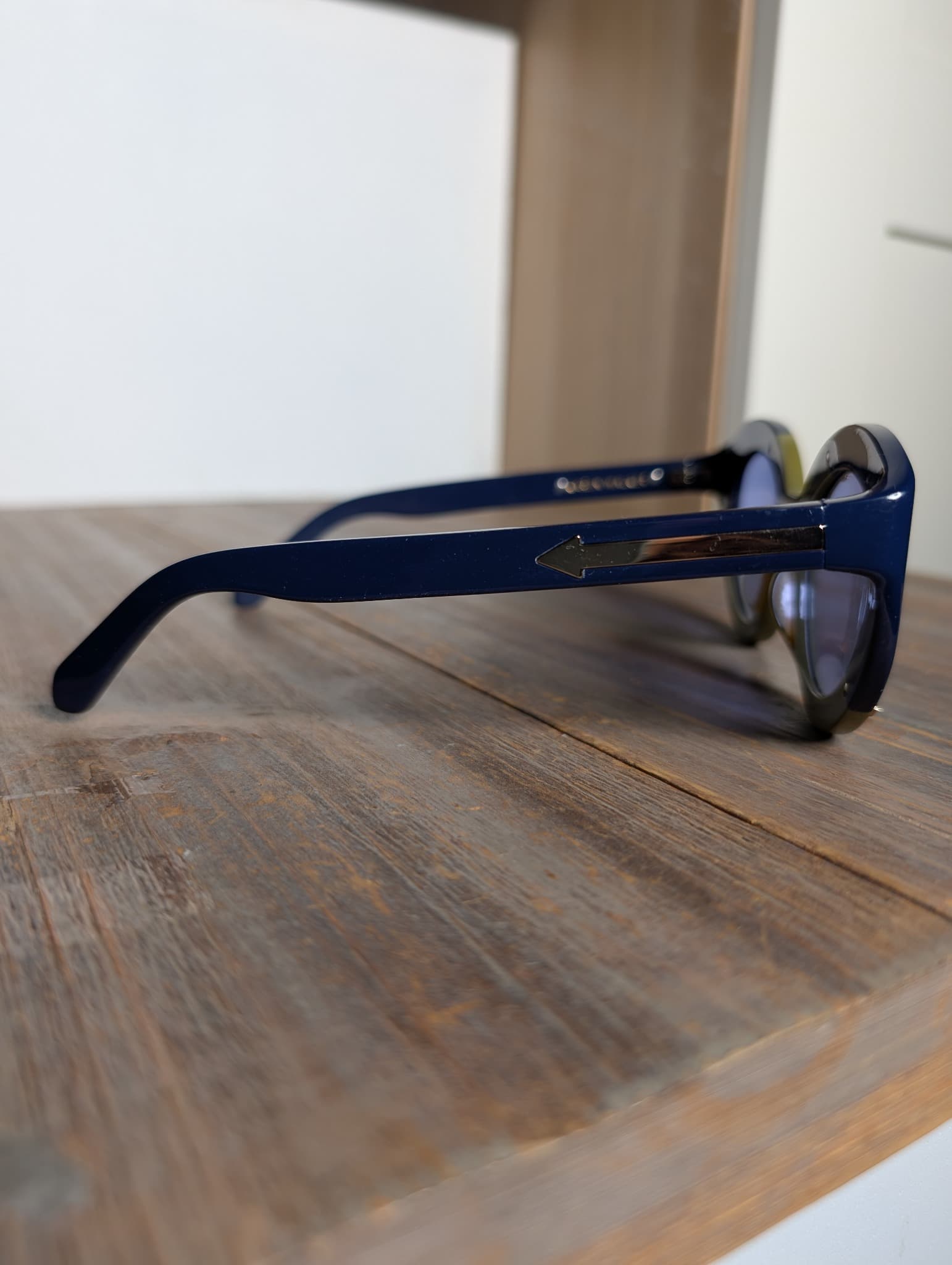Karen Walker Flowerpatch Sunglasses Navy & Olive — photo 2 of 6