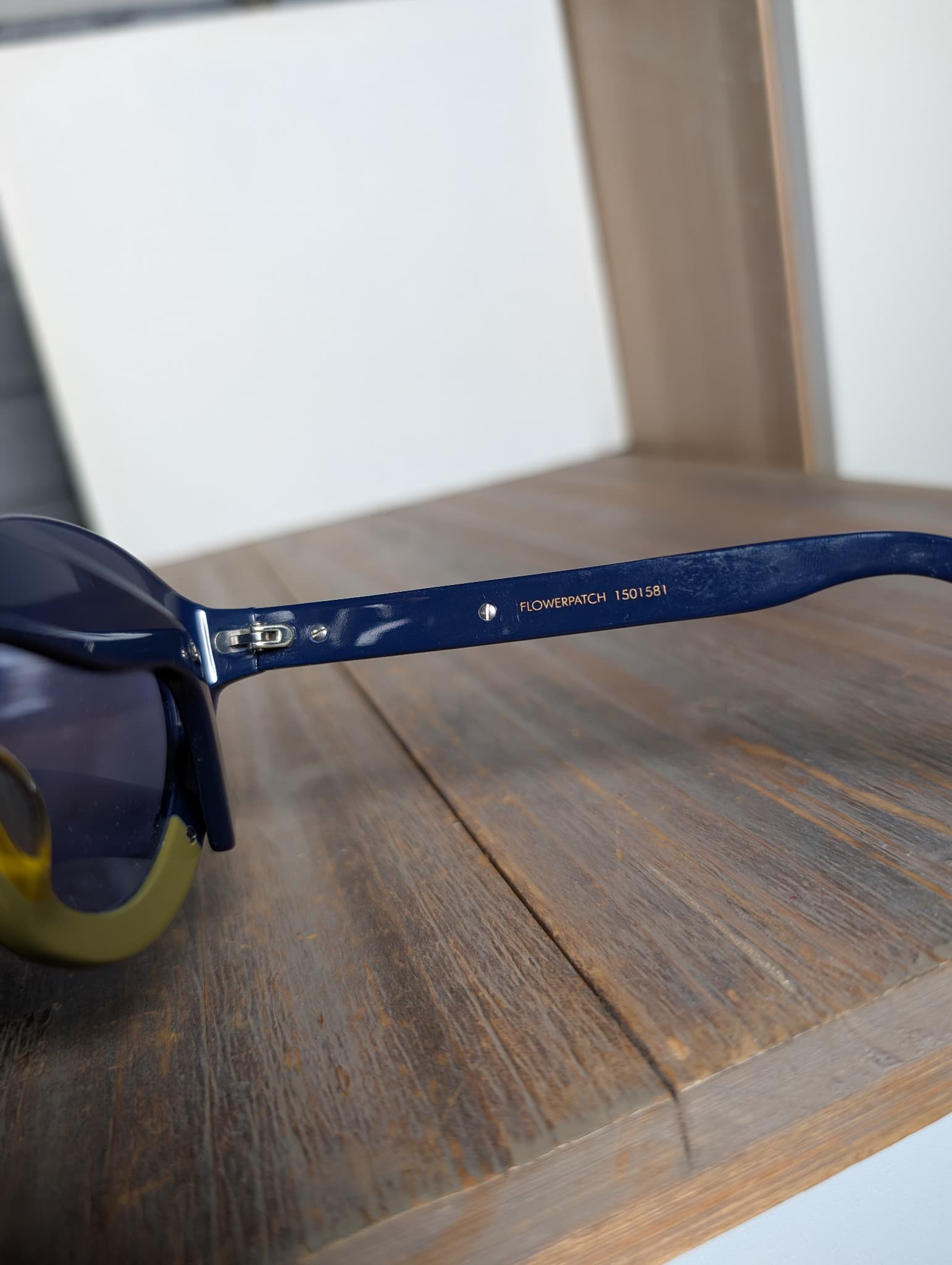 Karen Walker Flowerpatch Sunglasses Navy & Olive — photo 5 of 6