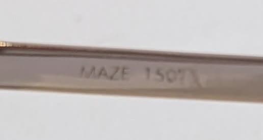 Karen Walker Maze 1507 Sunglasses - Black & Gold Round Frames — photo 4 of 4