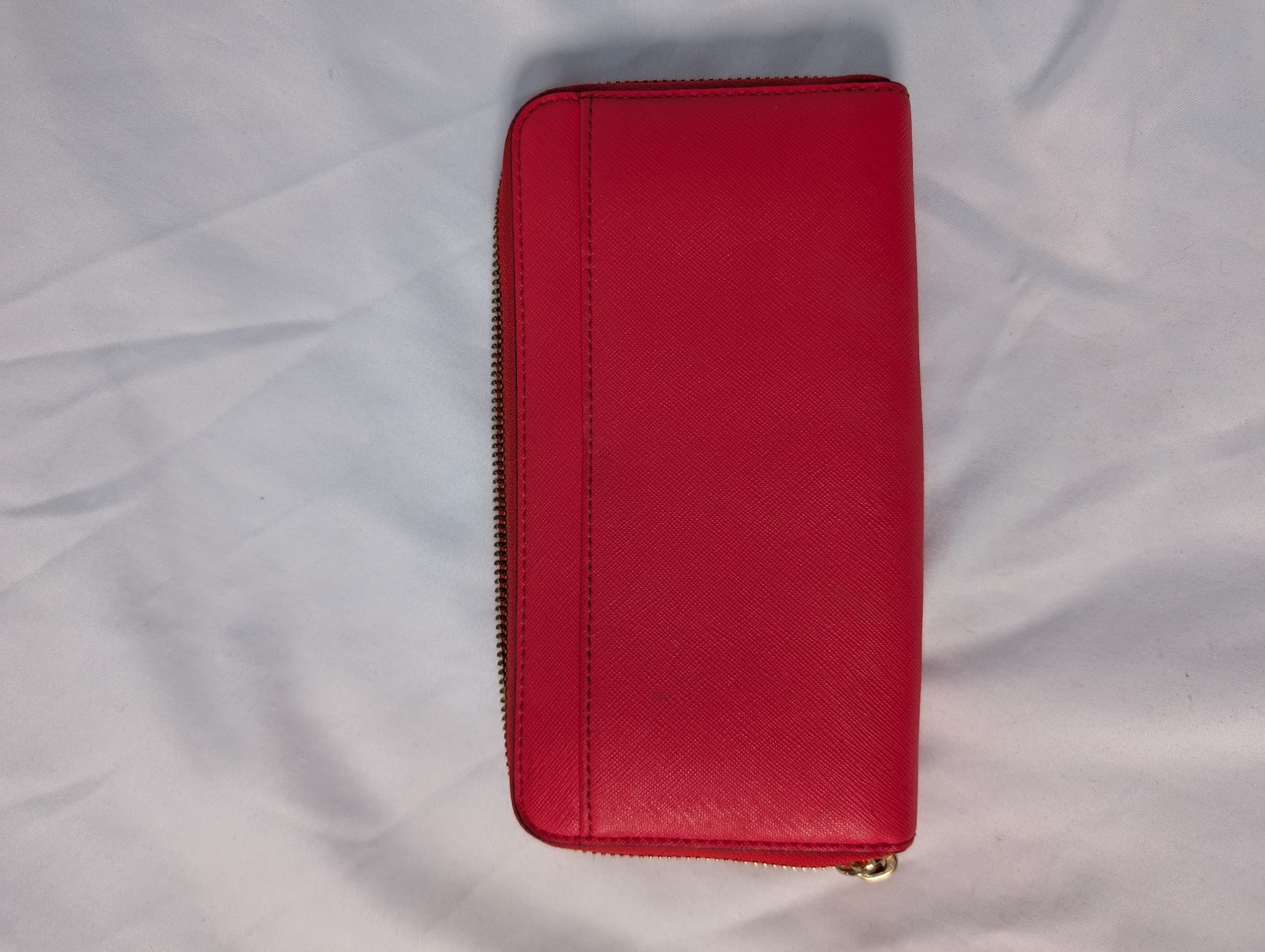 Kate Spade New York Saffiano Leather Zip Around Continental Wallet Red — photo 3 of 10