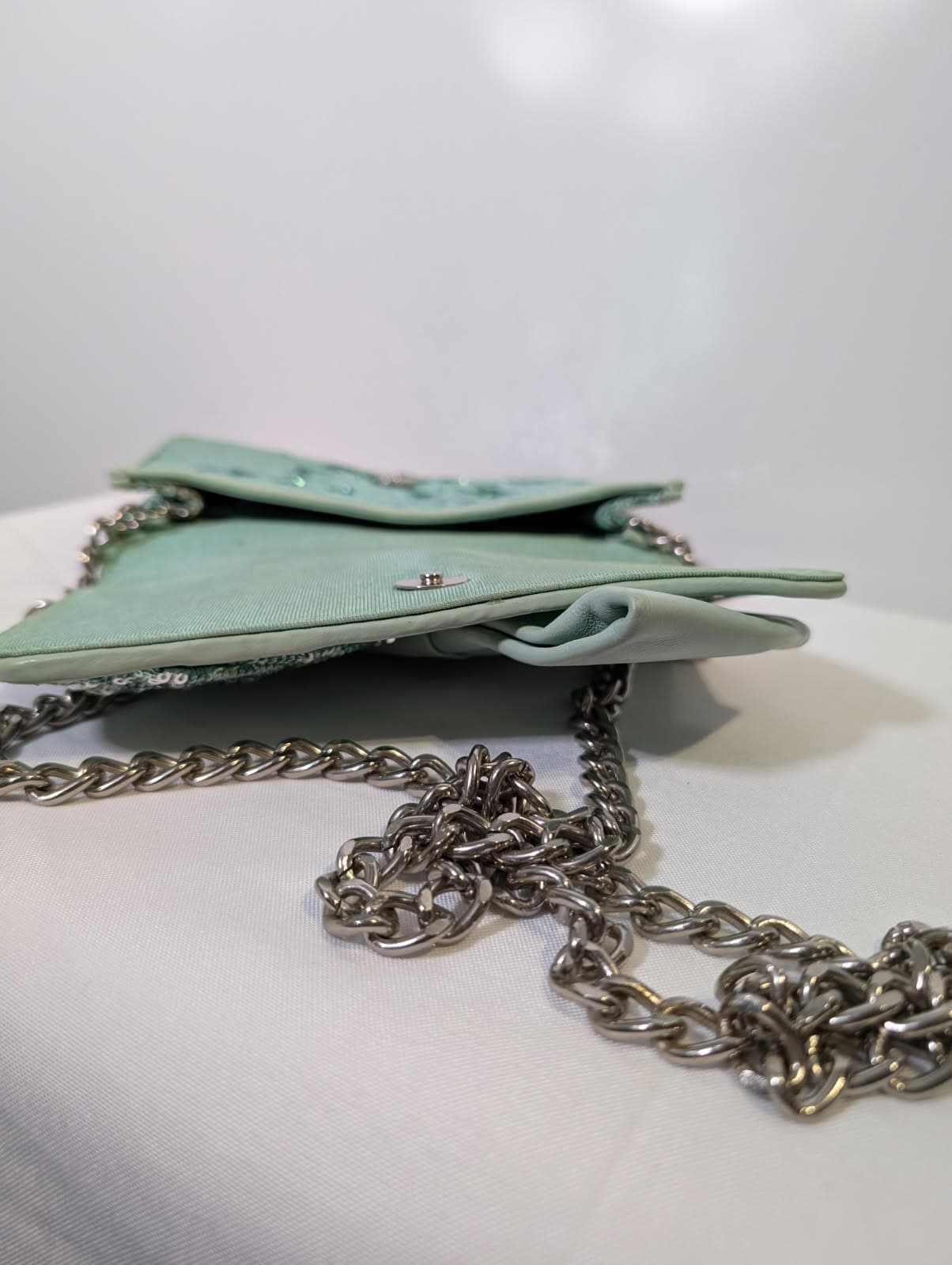 Kate Spade New York Sequin Bow Crossbody Bag Mint Green — photo 2 of 4