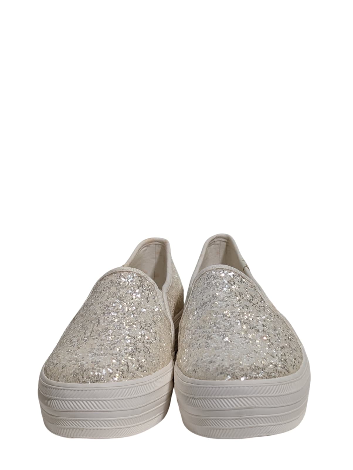 Kate Spade New York x Keds Glitter Platform Slip-On Sneakers Gold US 8 — photo 1 of 6