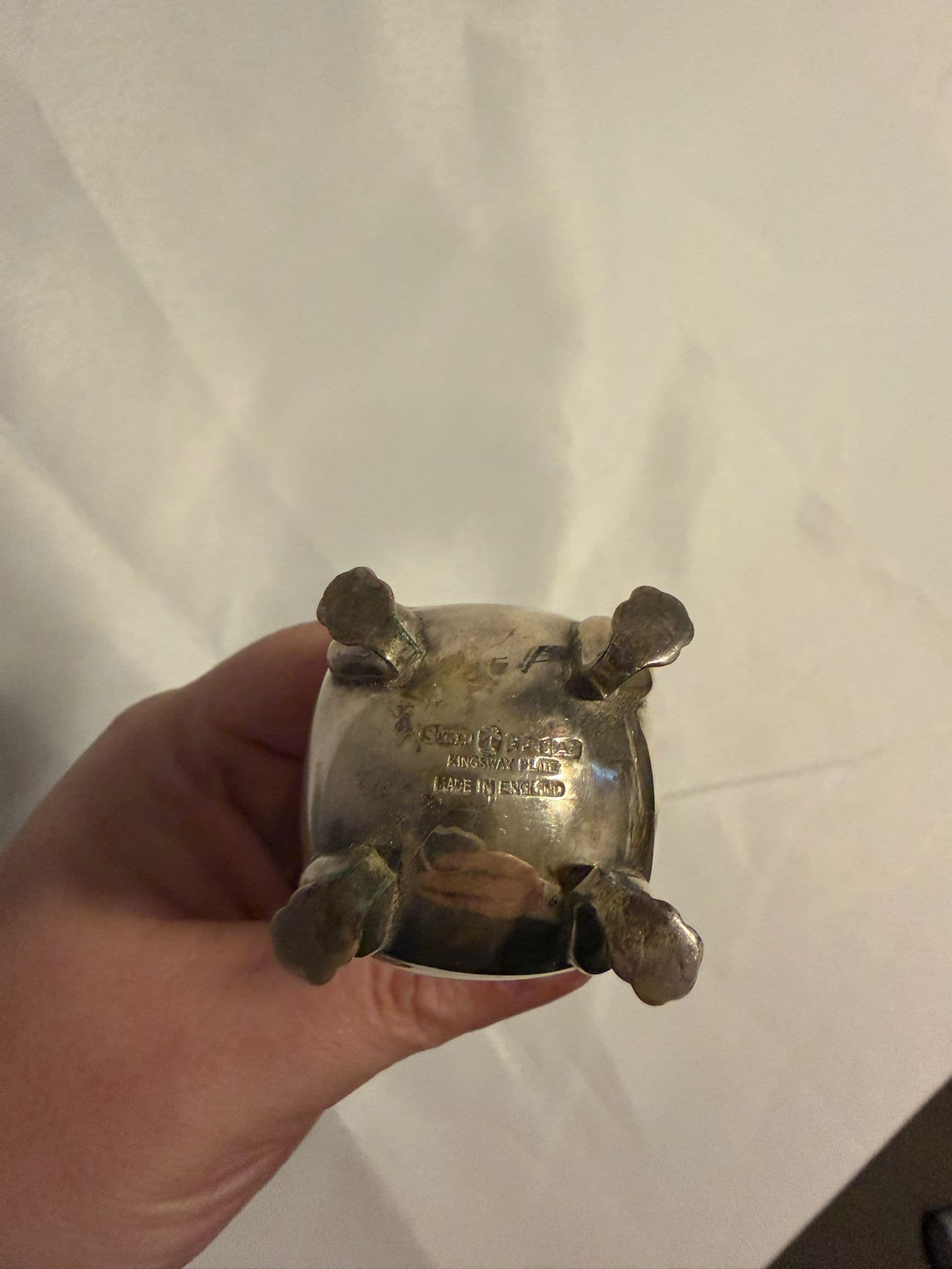 Kingsway Plate Silver Plated Footed Shaker Vintage — photo 6 of 7