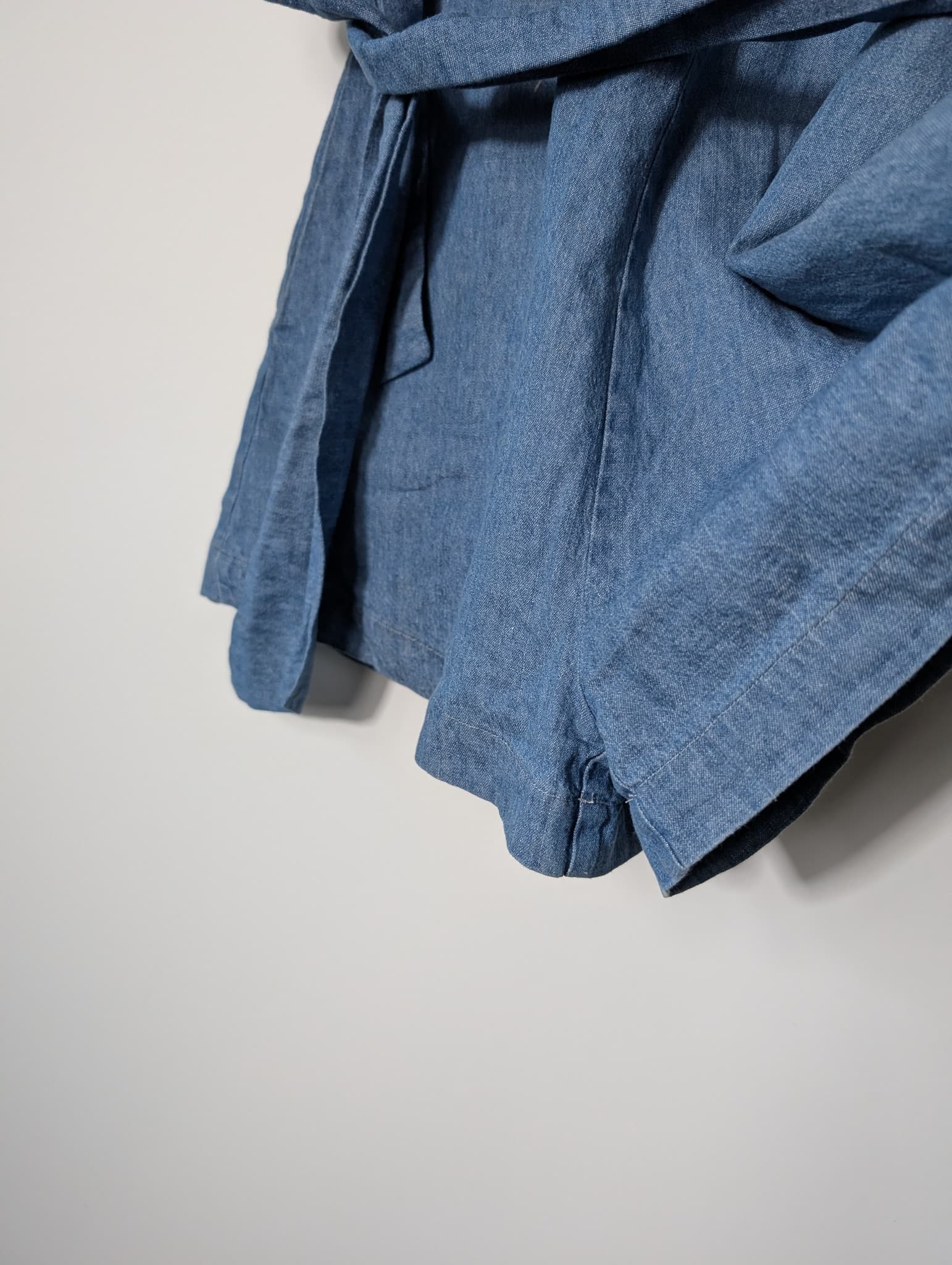 Kookai Denim V-Neck Playsuit Blue Size 36 — photo 4 of 6