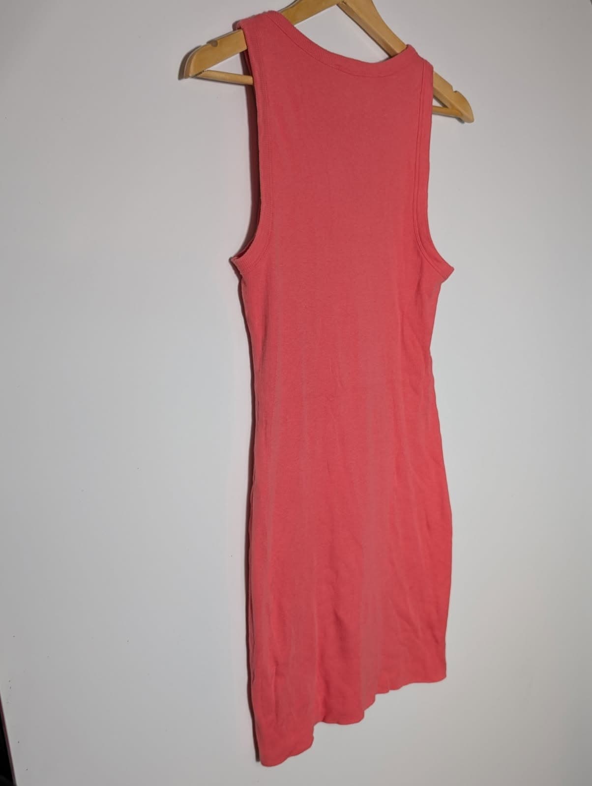 Kookai Ribbed Tank Top Coral Pink Size 2 — photo 8 of 8