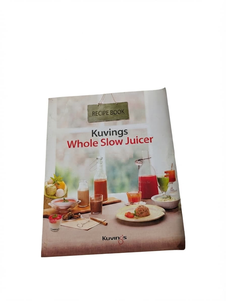 Kuvings Whole Slow Juicer Recipe Book Official Cookbook — photo 1 of 2