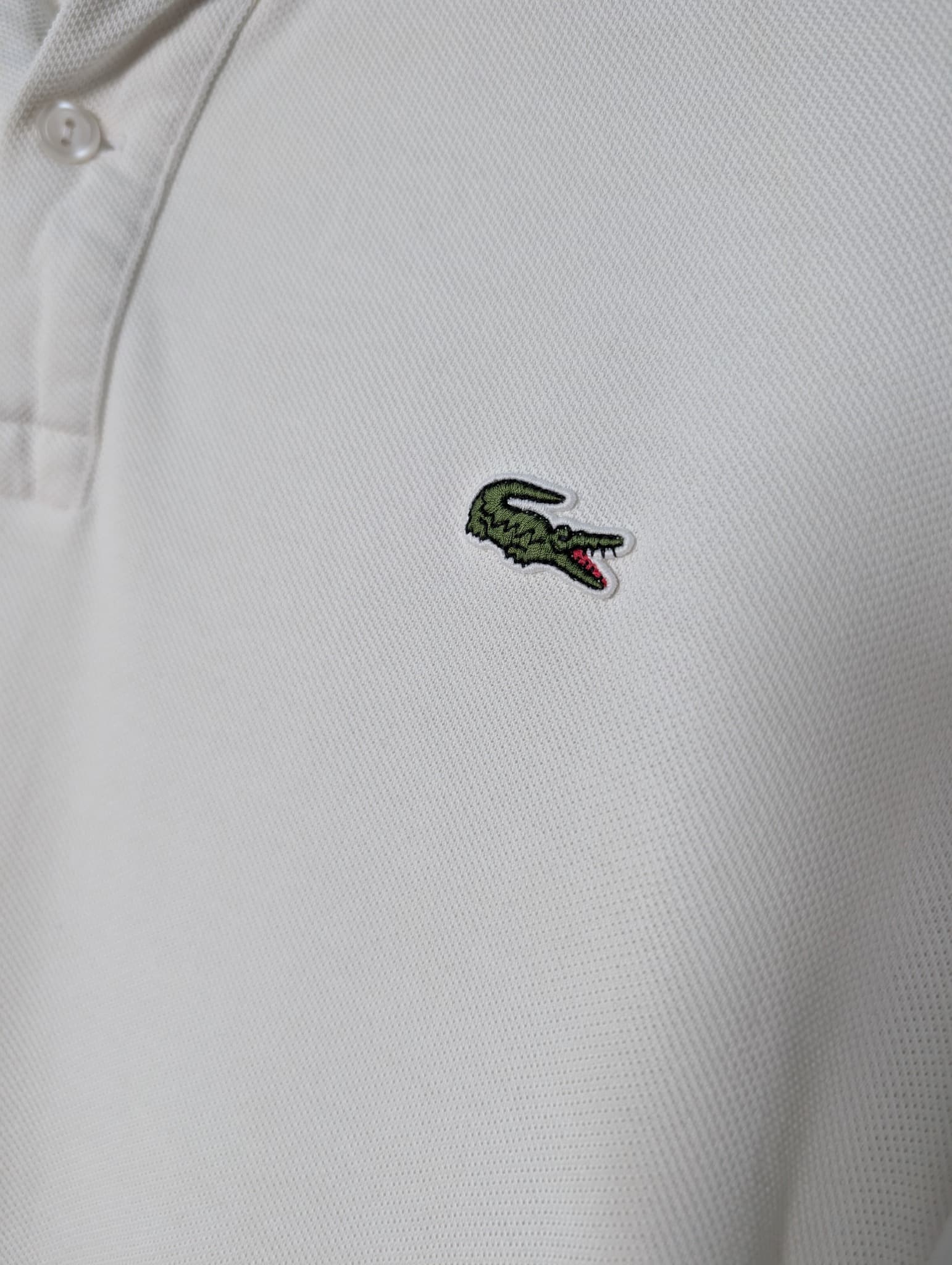 Lacoste Slim Fit L.12.12 Polo Shirt White Size 5 — photo 2 of 10