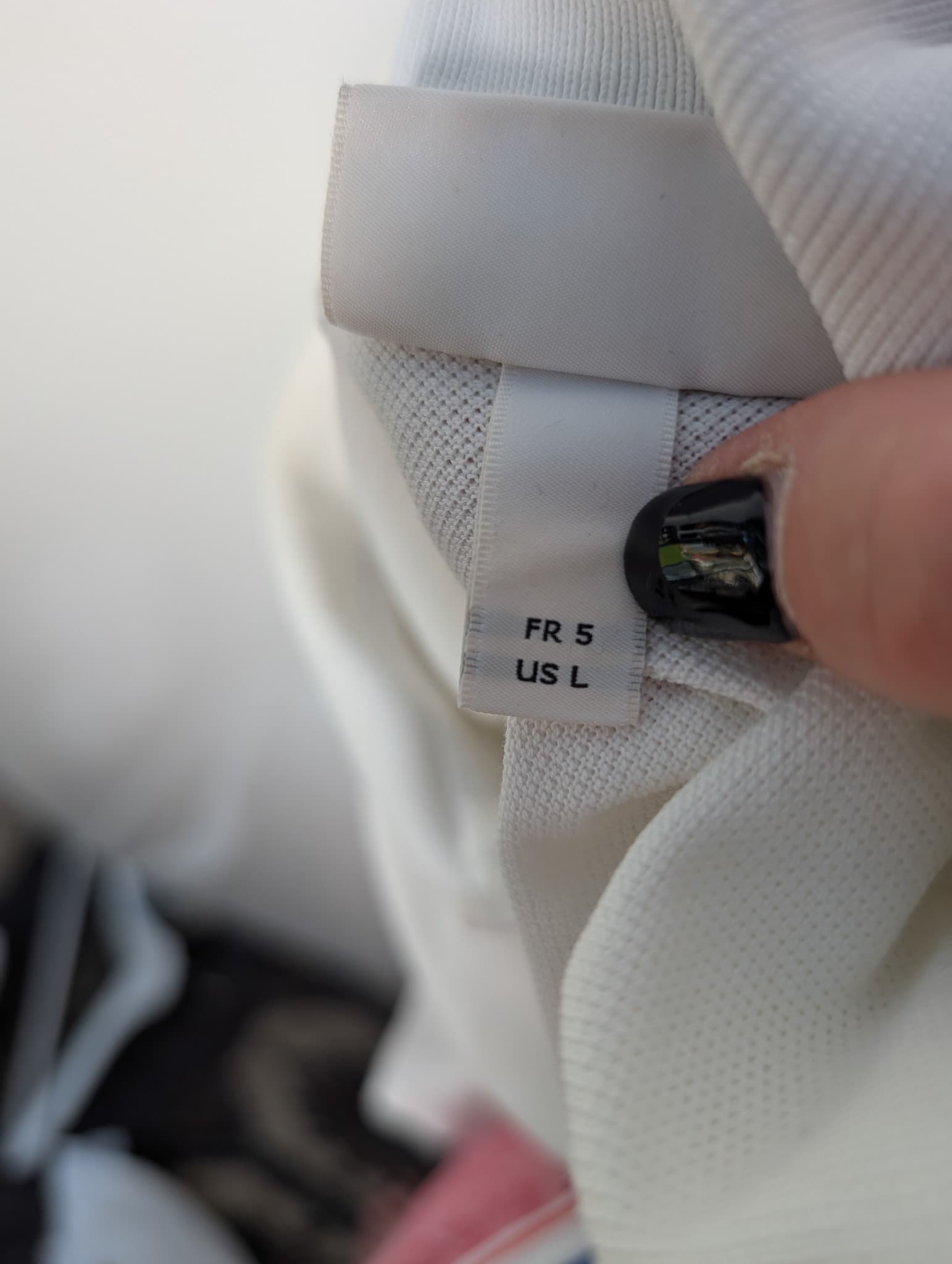 Lacoste Slim Fit L.12.12 Polo Shirt White Size 5 — photo 6 of 10