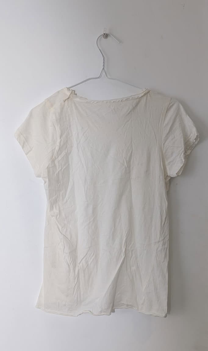 Lanvin Eté 2008 White Cotton T-Shirt - Size S — photo 4 of 4