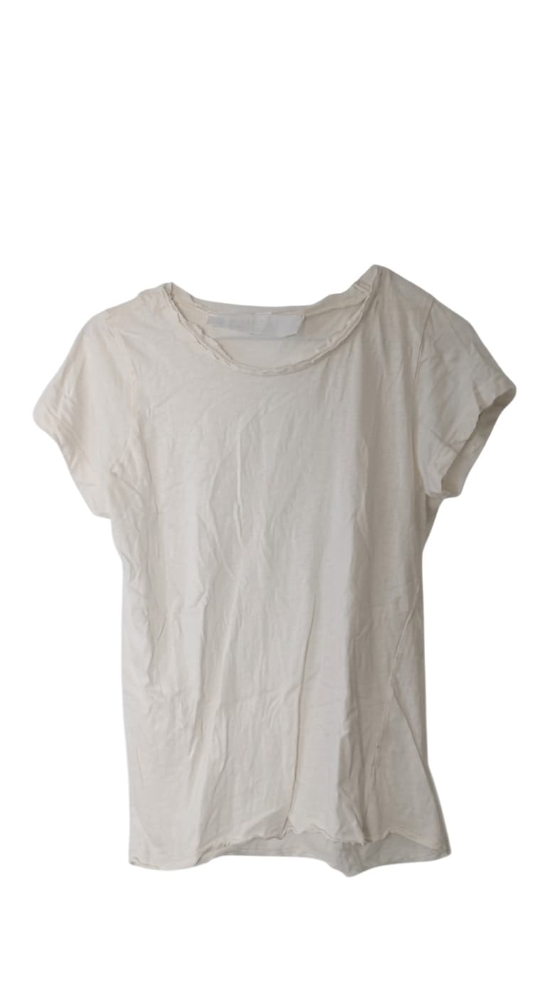 Lanvin Eté 2008 White Cotton T-Shirt - Size S — photo 1 of 4