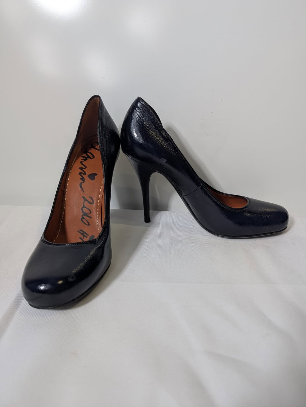 Lanvin Paris Black Leather Pumps - Women's EU 38 — photo 4 of 8