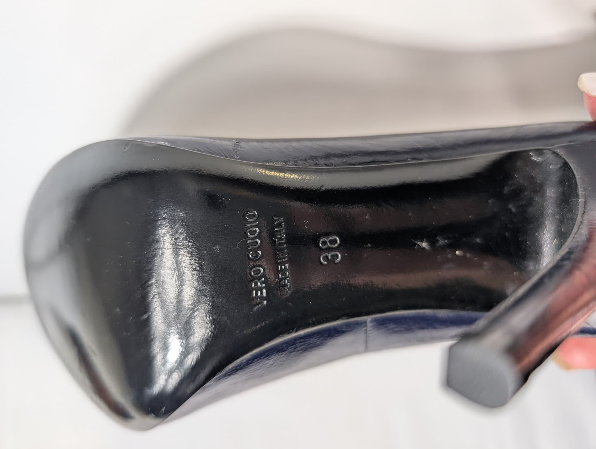 Lanvin Patent Leather High Heel Pumps Black EU 38 — photo 7 of 8