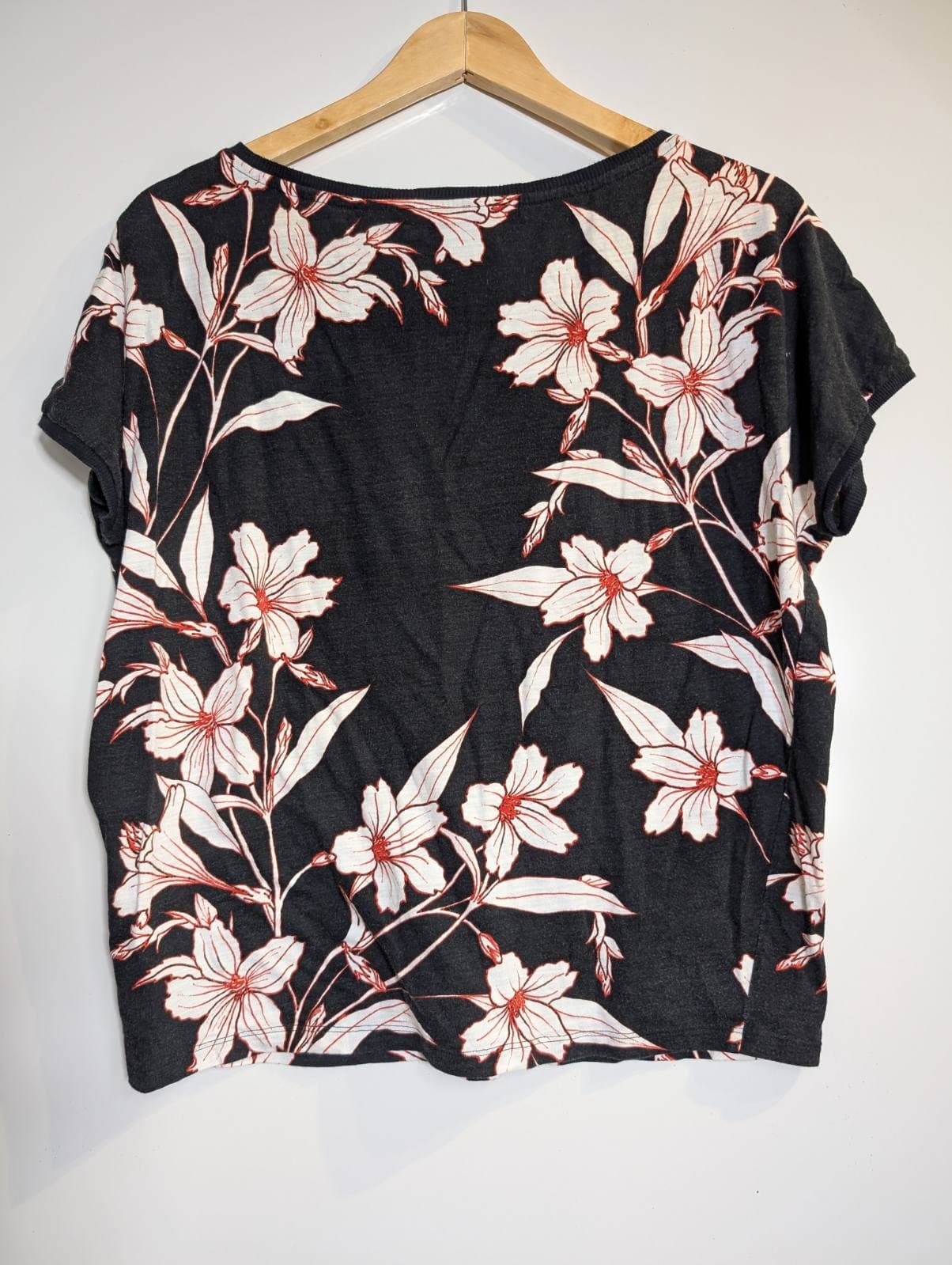 Lauren Ralph Lauren Floral Print Knit Top Women's Size M — photo 3 of 8