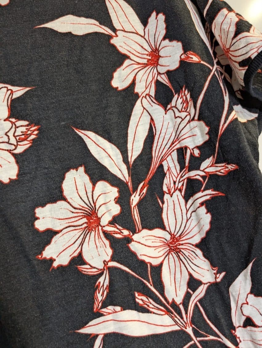Lauren Ralph Lauren Floral Print Knit Top Women's Size M — photo 6 of 8