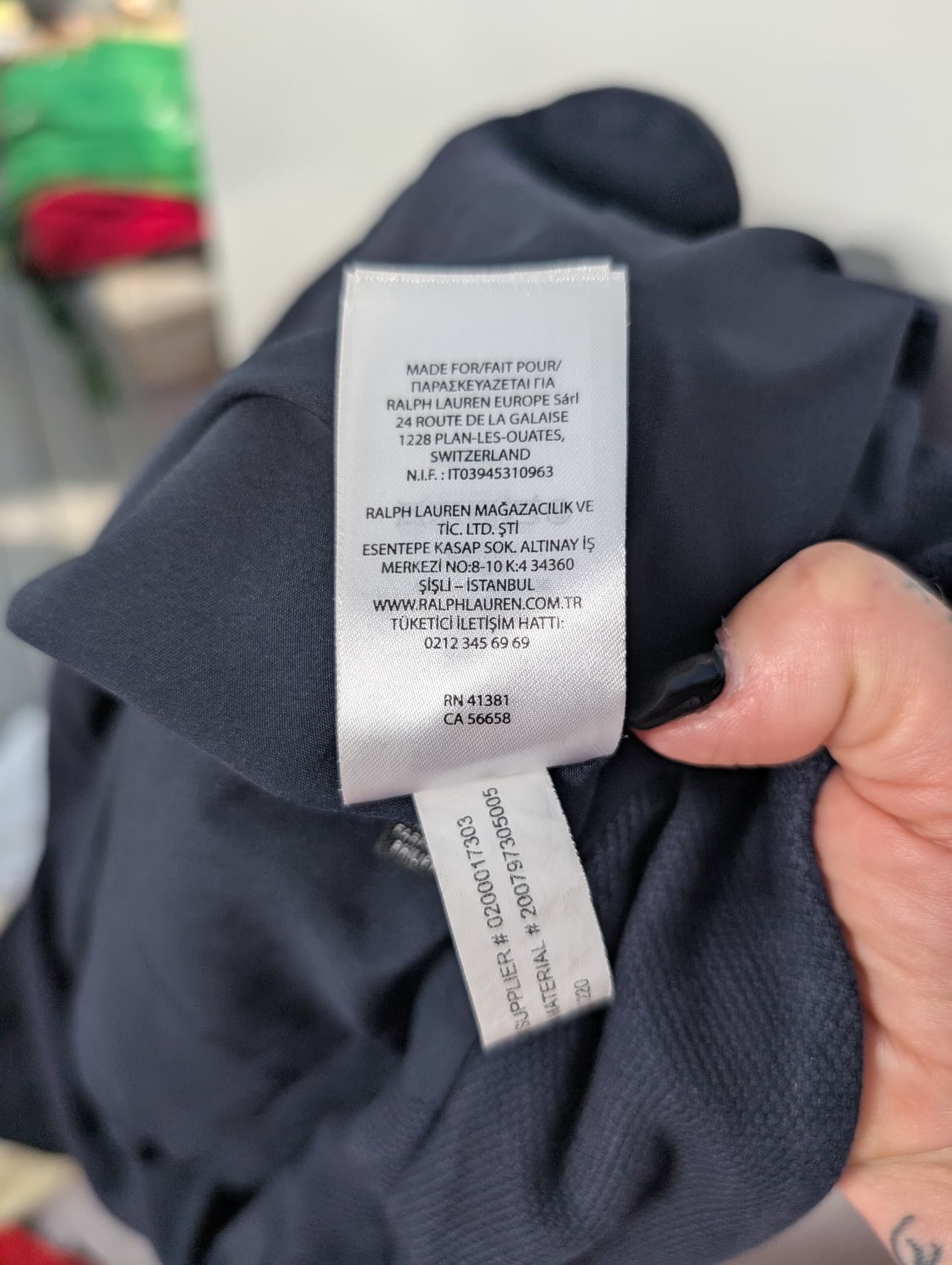 LAUREN RALPH LAUREN Navy Blue Crest Blazer Size XS — photo 11 of 11