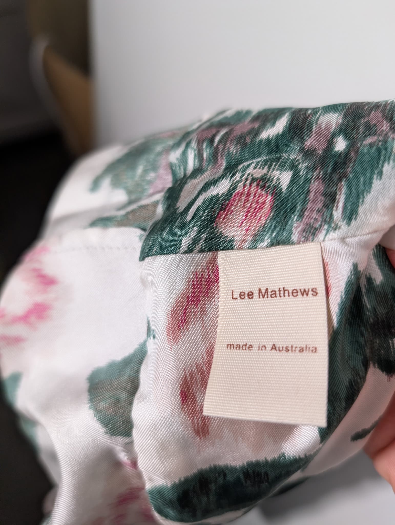 Lee Mathews Floral Print Silk Midi Dress Size 1 — photo 8 of 9