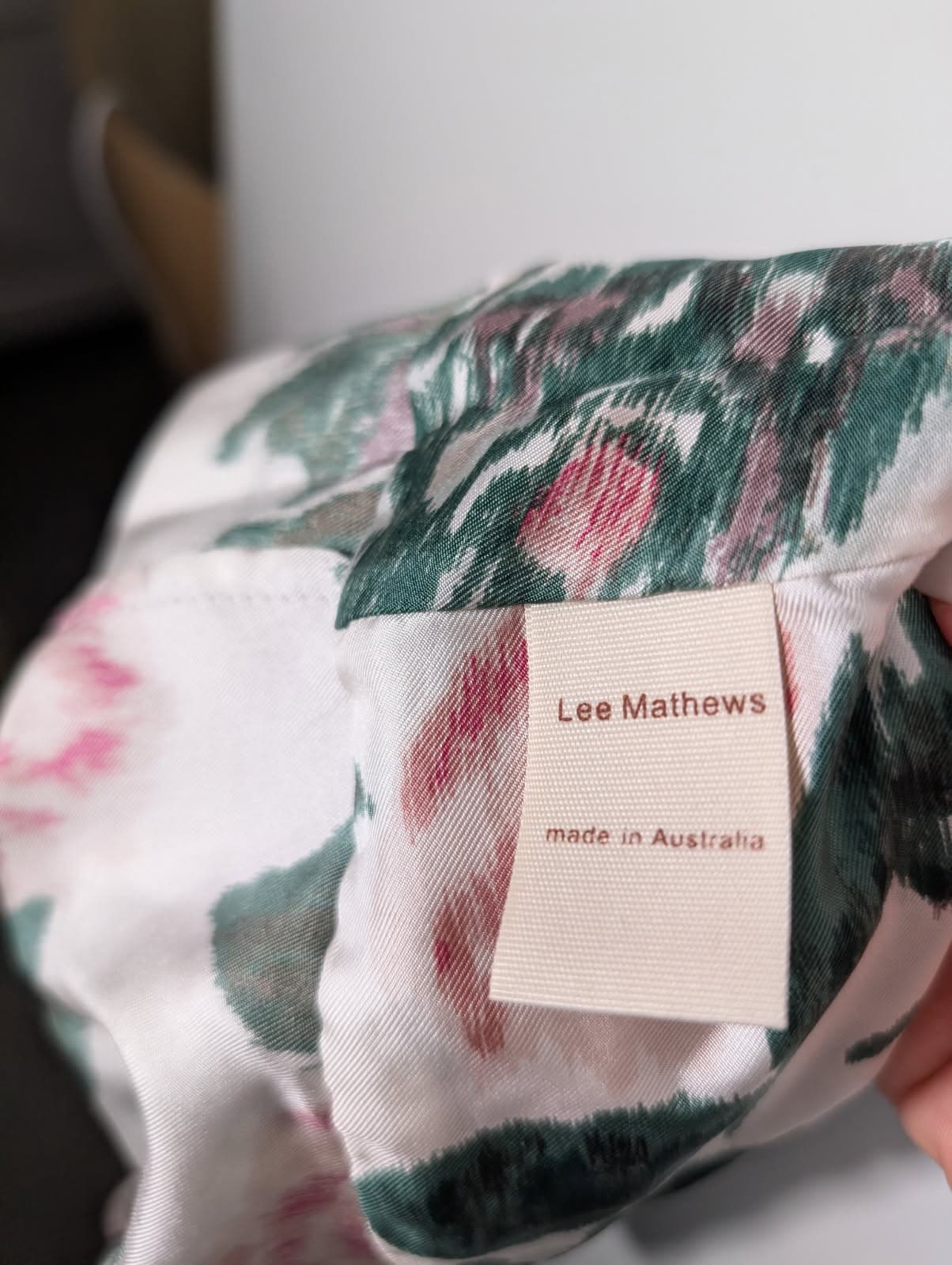 Lee Mathews Silk Rose Print Midi Dress - Size 1 — photo 5 of 9