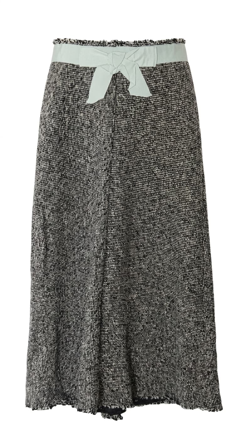 Lee Mathews Wool Tweed Skirt - Size 1 — photo 1 of 5
