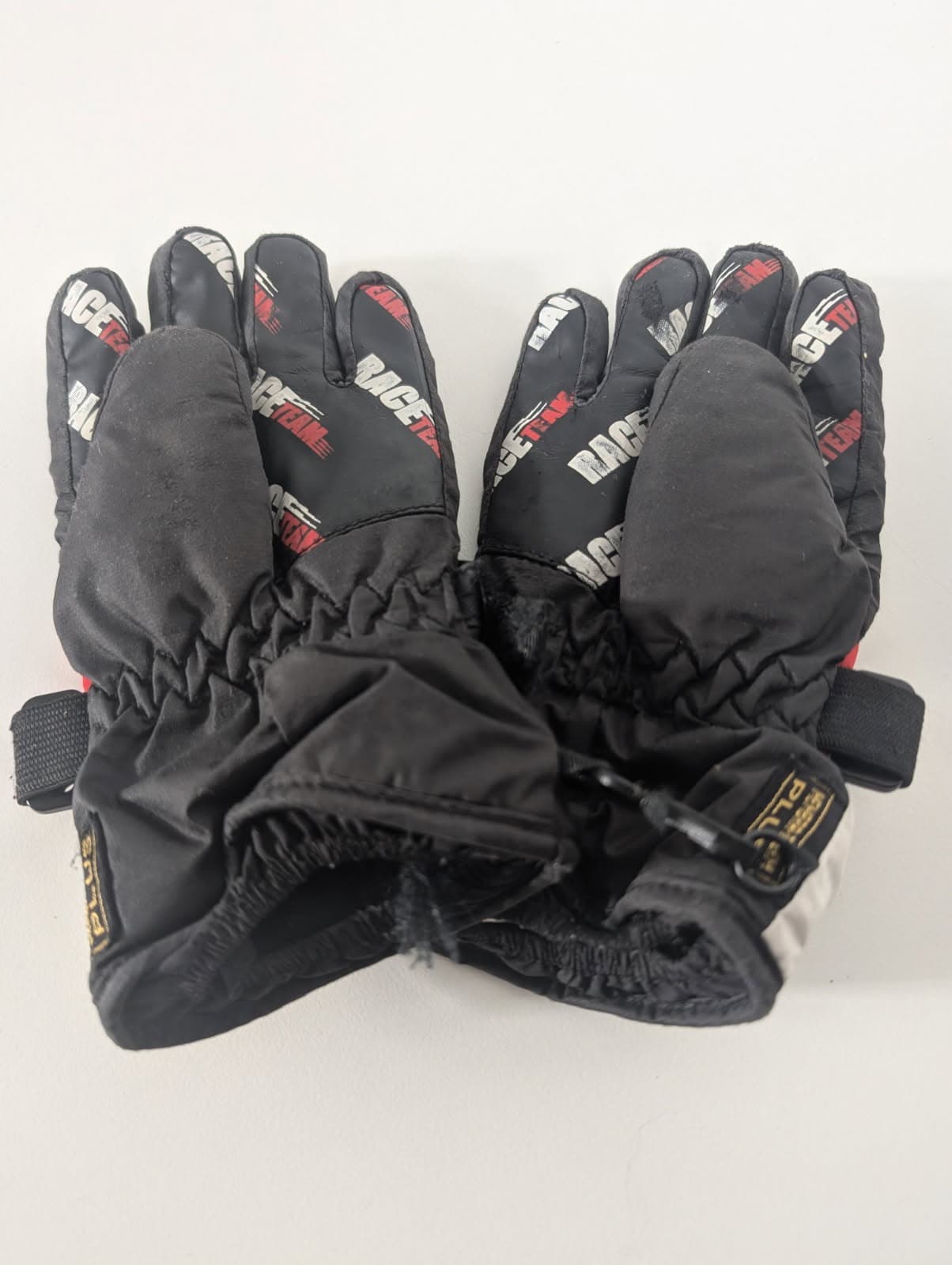 Level Race Team Thermo-Plus Ski Gloves - Black/White/Red — photo 2 of 5