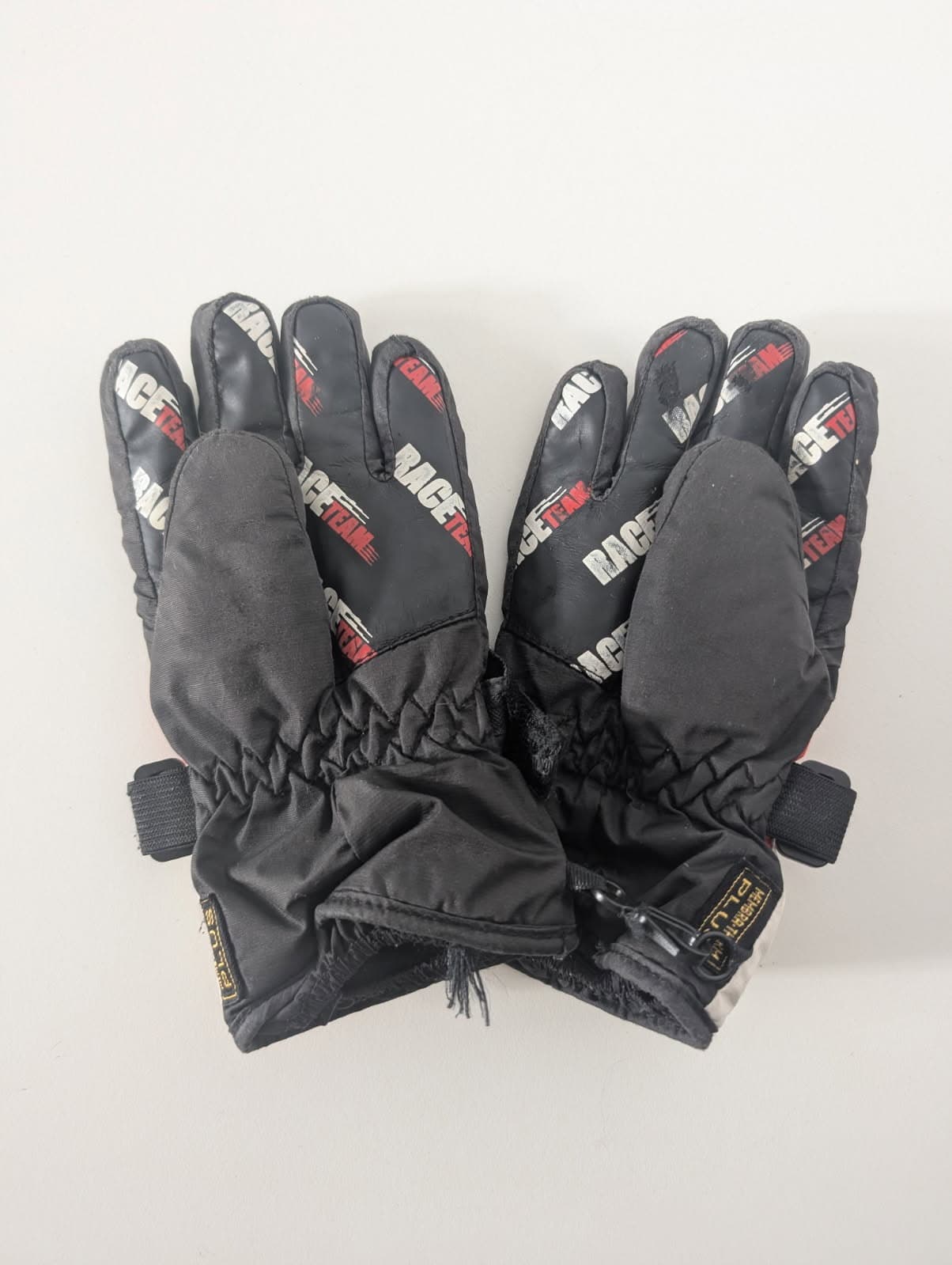 Level Race Team Thermo-Plus Ski Gloves - Black/White/Red — photo 5 of 5