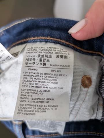 Levi's 511 Slim Fit Jeans Blue Denim Men's W32 L32 — photo 9 of 9