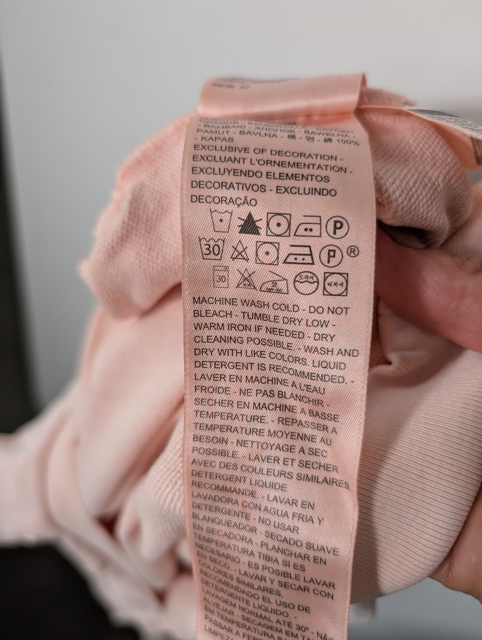 Levi's Embroidered Logo Crewneck Sweatshirt Pink Size S — photo 10 of 10