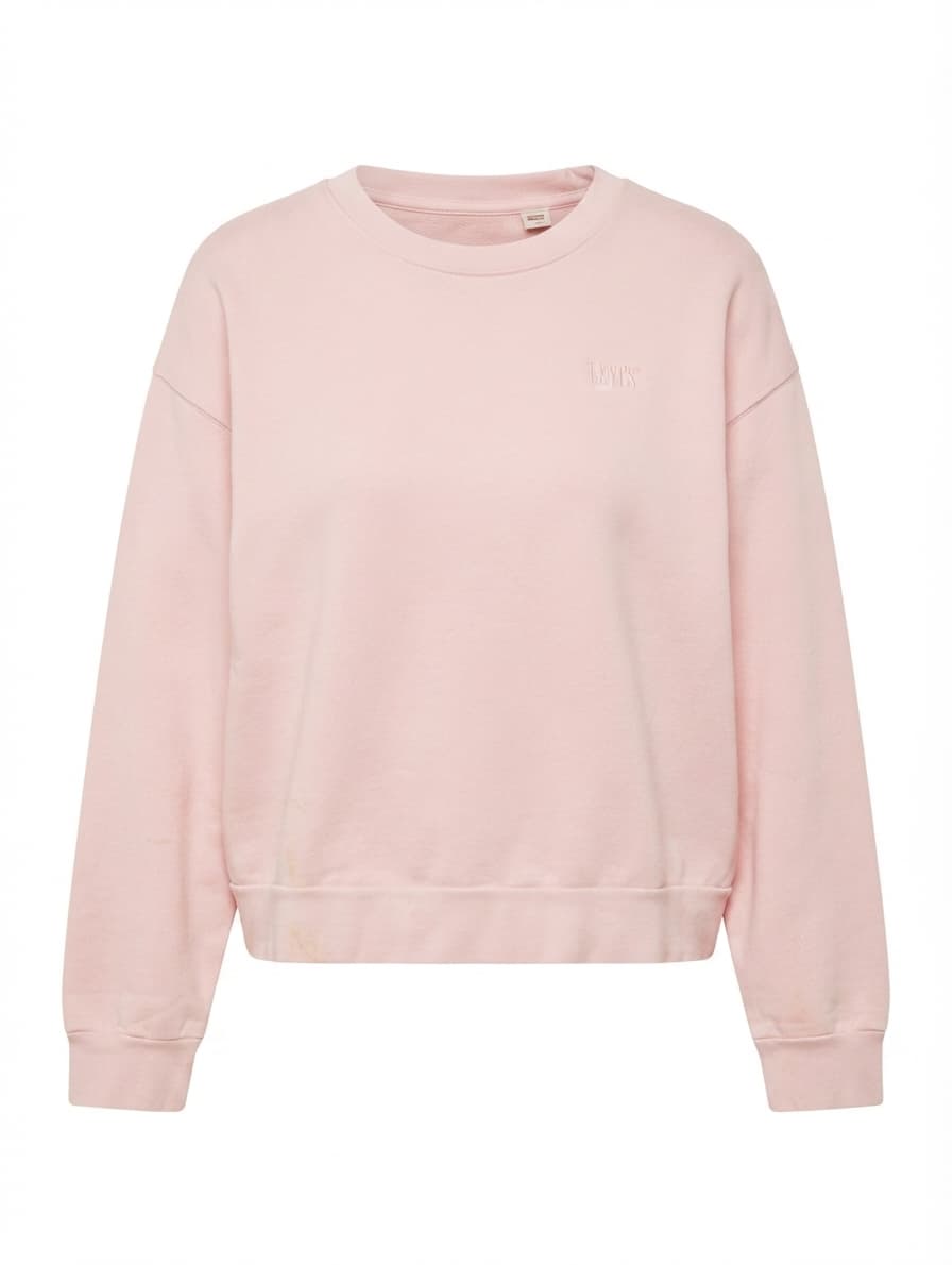 Levi's Embroidered Logo Crewneck Sweatshirt Pink Size S — photo 1 of 10